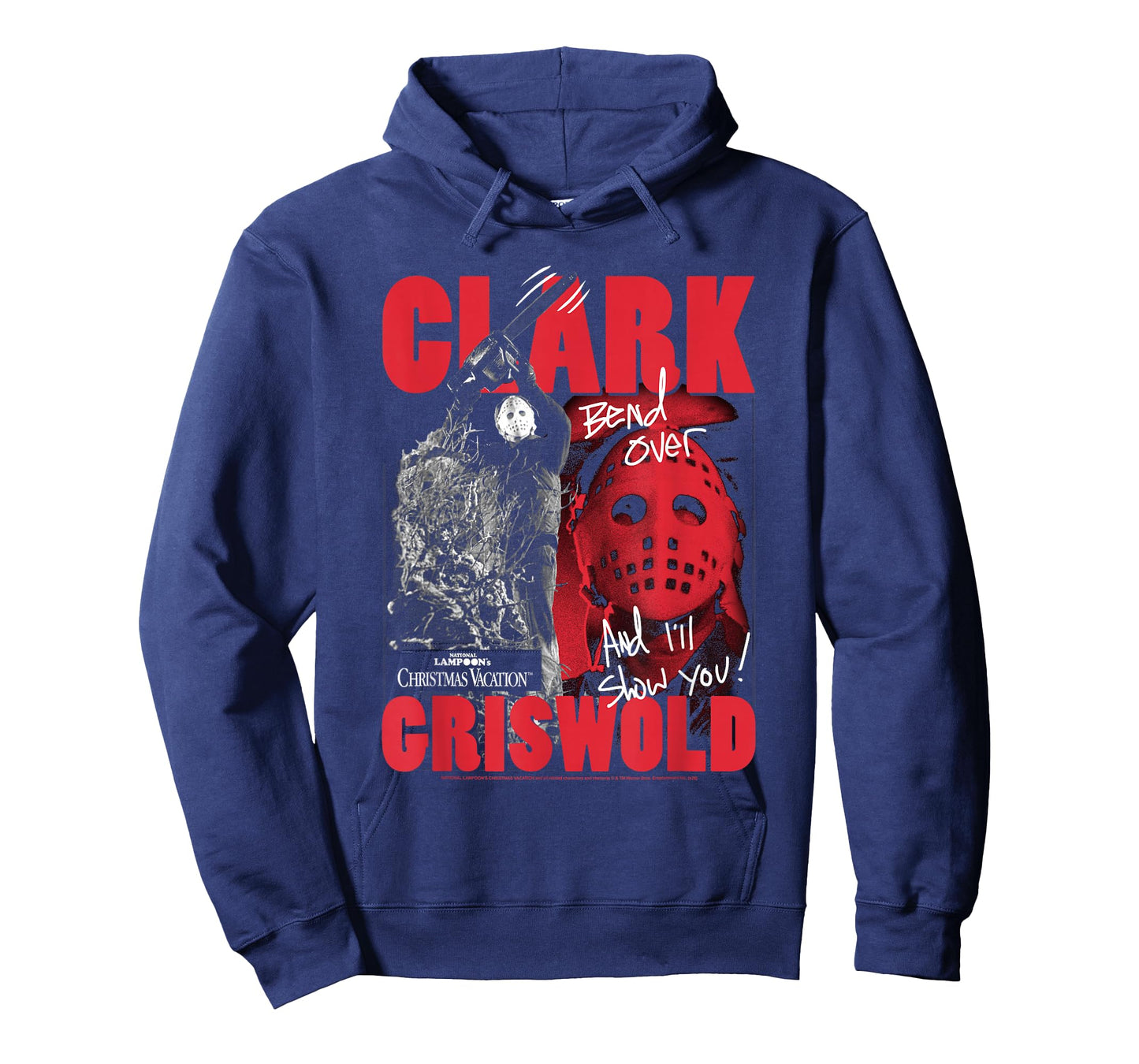Christmas Vacation Clark Griswold Hockey Mask Holiday Movie T-Shirt