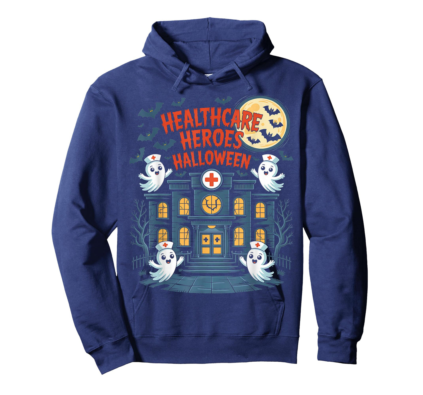 Haunted Hospital Halloween Nurse Shirt Healthcare Heroes T-Shirt