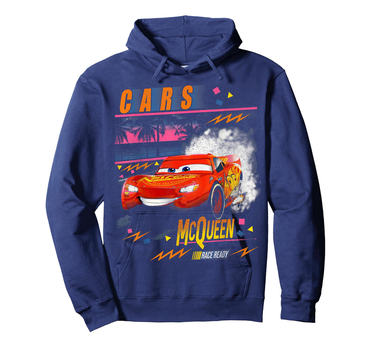 Disney Pixar Cars Lightning McQueen Palm Tree Sunset T-Shirt