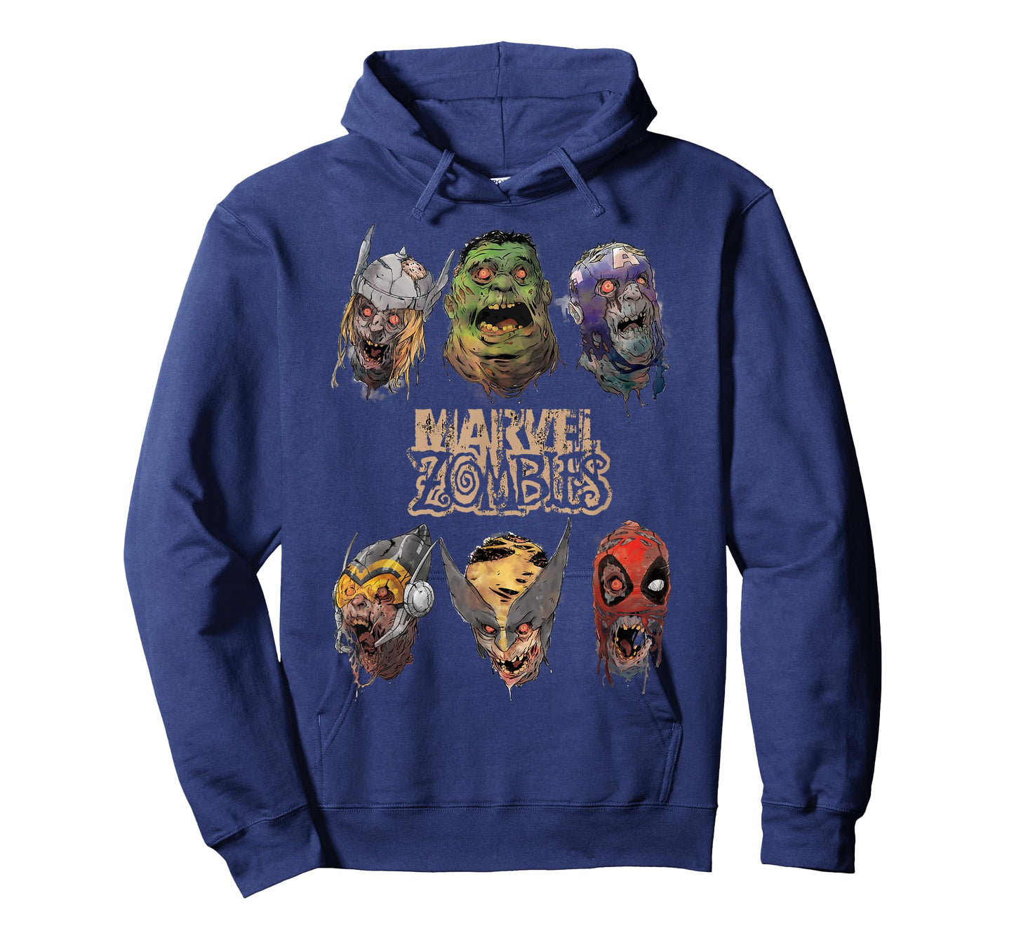 Marvel Zombies Group Shot Zombie Heads T-Shirt
