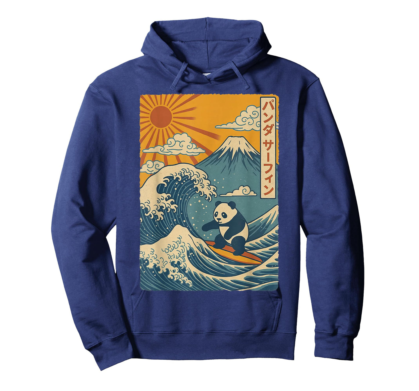 Panda Surfing Japanese T-Shirt