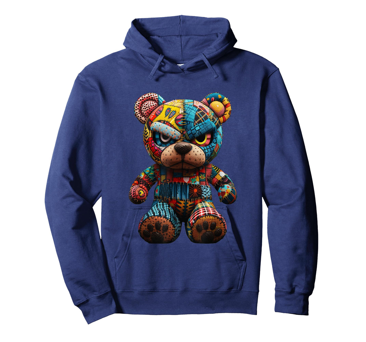 Funny Graphic Angry Teddy Bear Streetwear T-Shirt