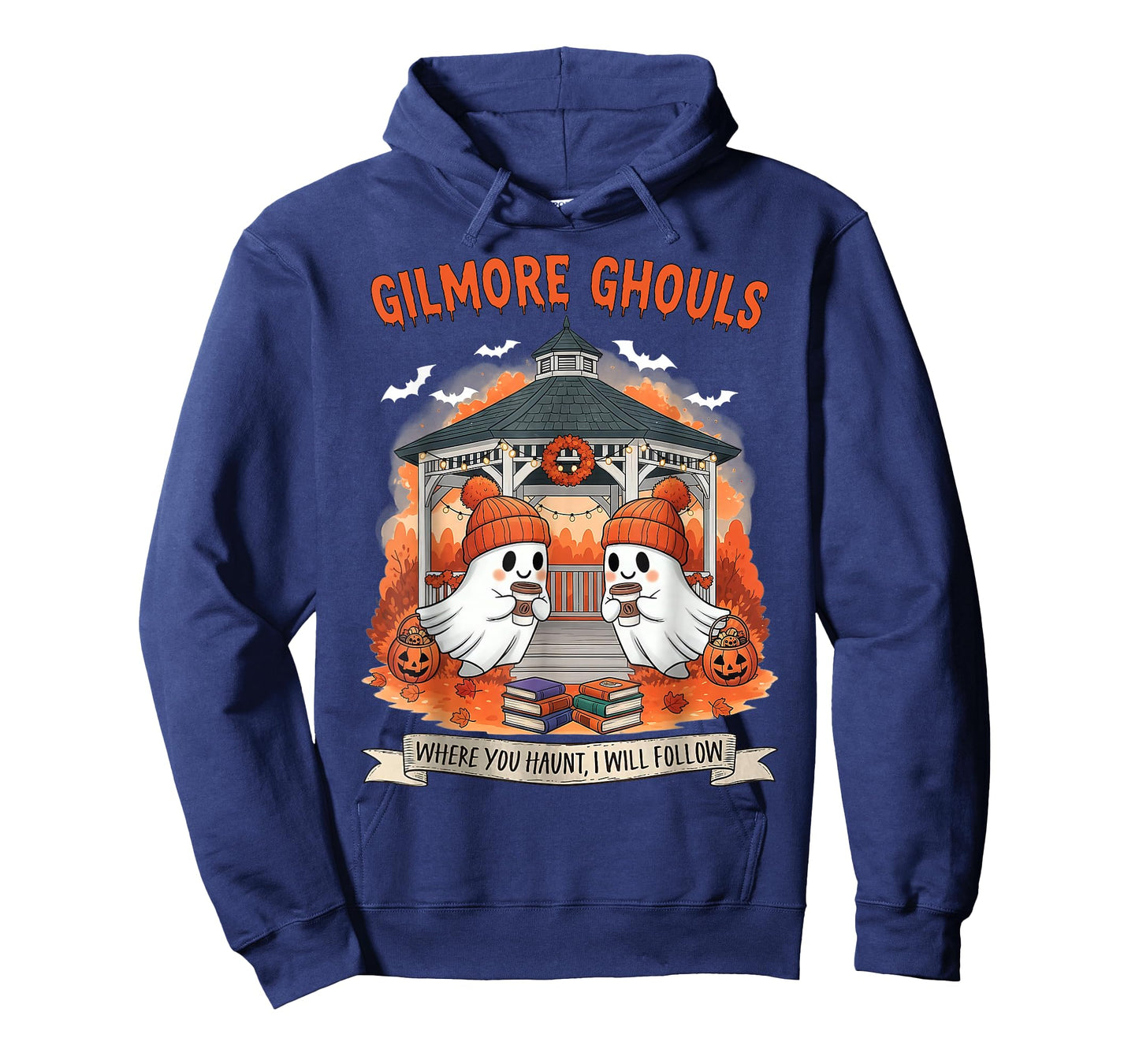 Gilmore Ghouls Where You Haunt I Will Follow Halloween Ghost T-Shirt