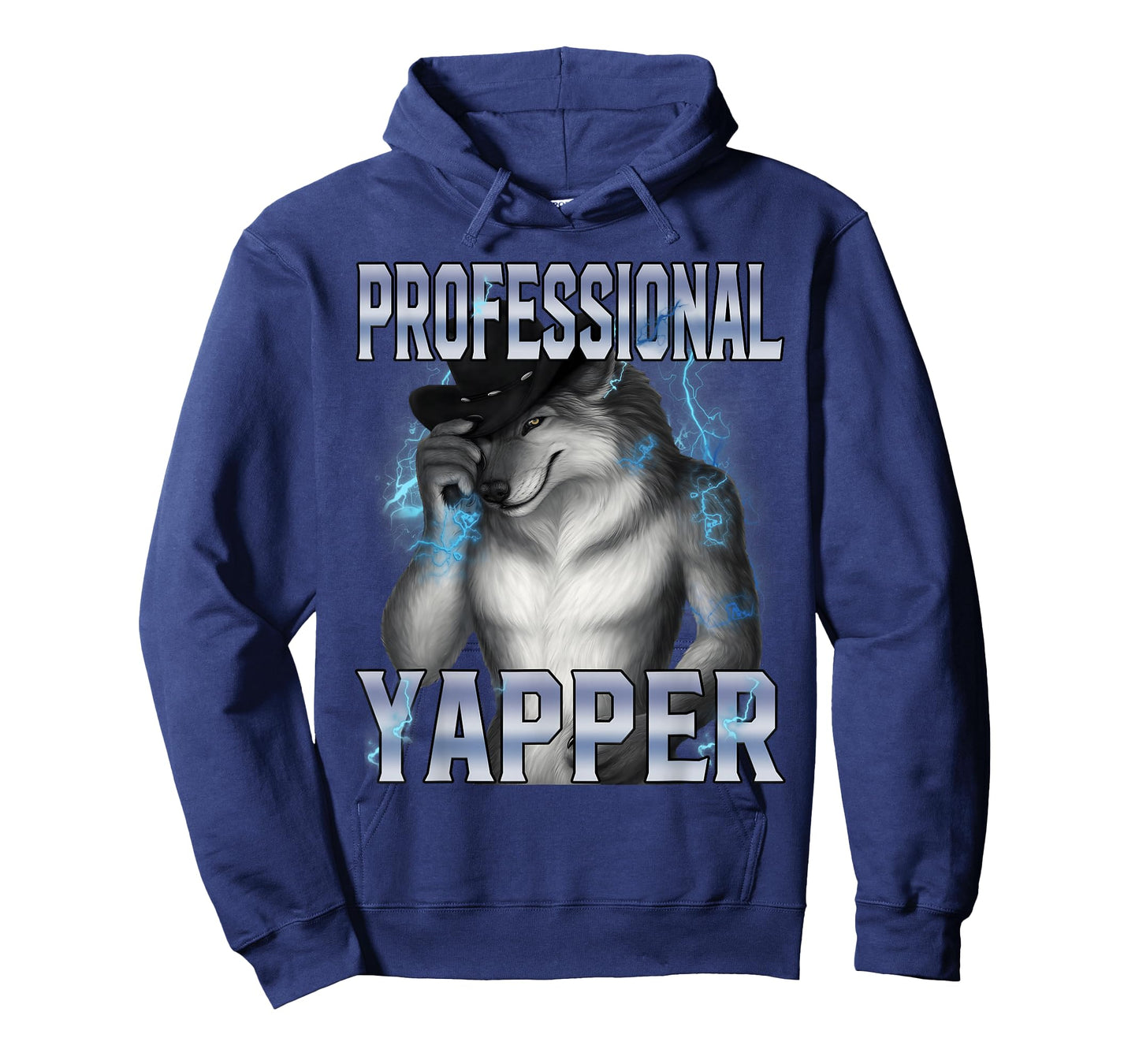 Professional Yapper Howling Werewolf Meme Gen Alpha Humor T-Shirt