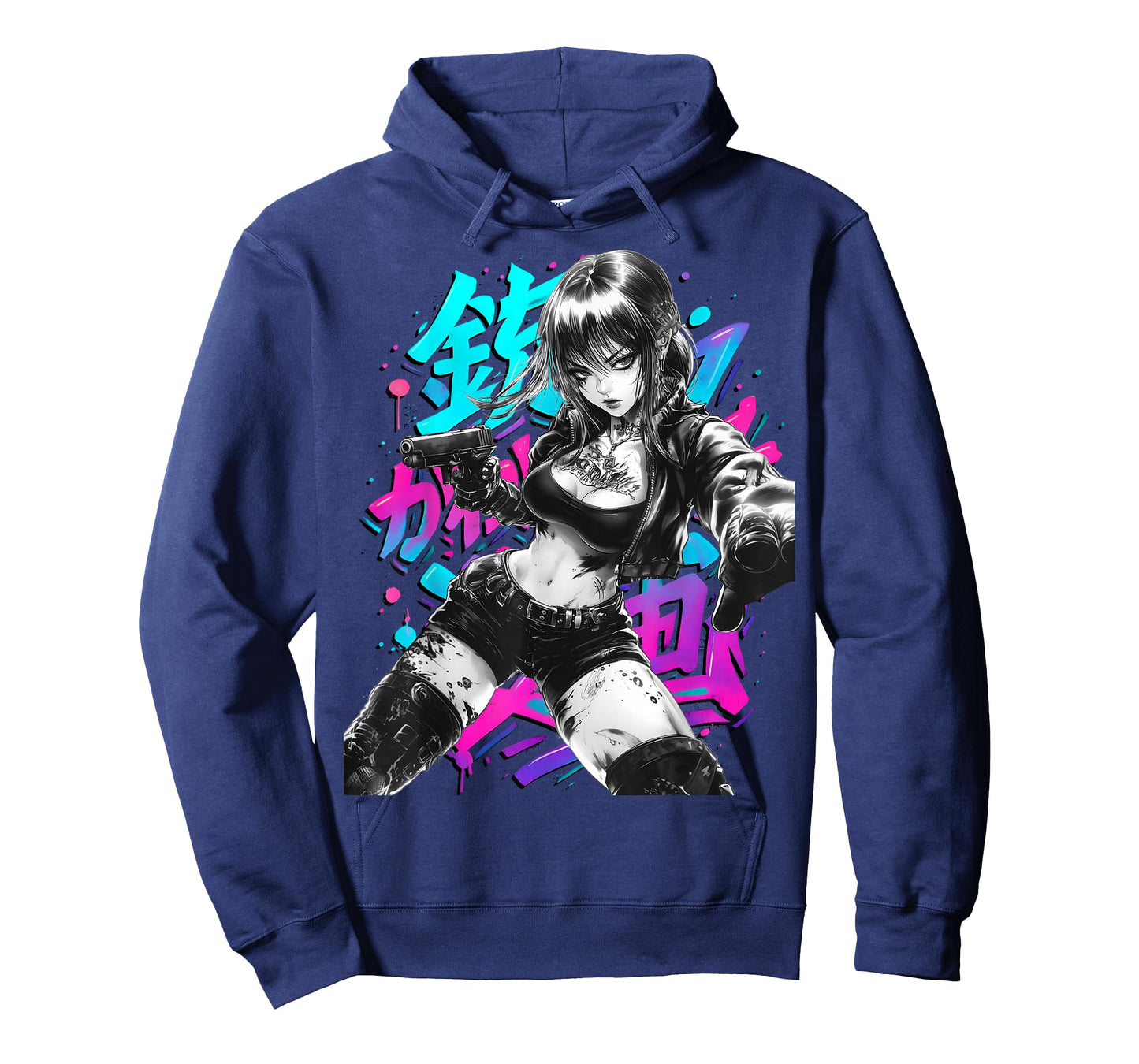 Anime Waifu Sketch Line Art Manga Graffiti Graphic T-Shirt