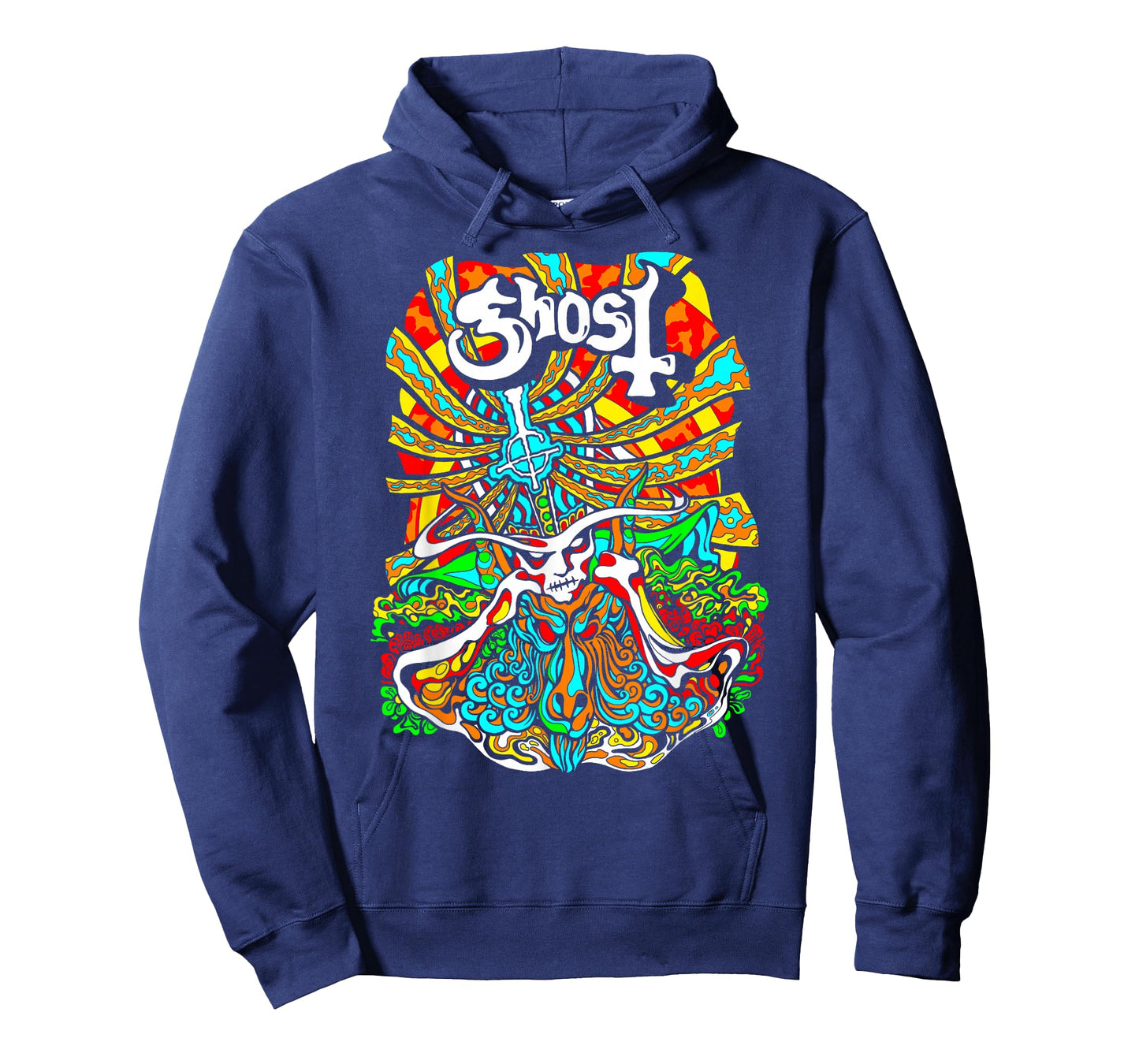Ghost โ Satanic Panic Neon Poster T-Shirt