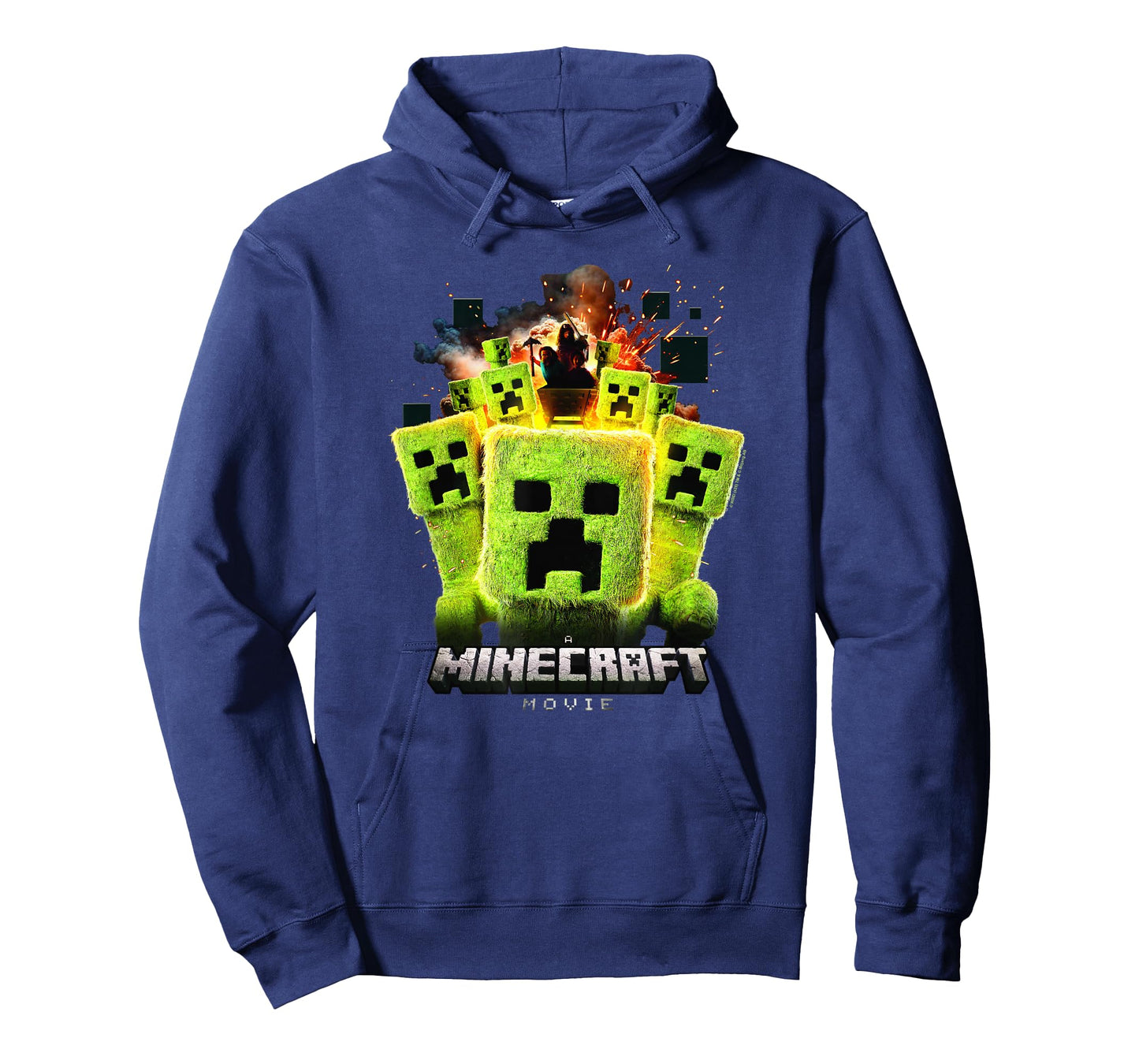 A Minecraft Movie Group Of Creepers Surrounding The Gang T-Shirt