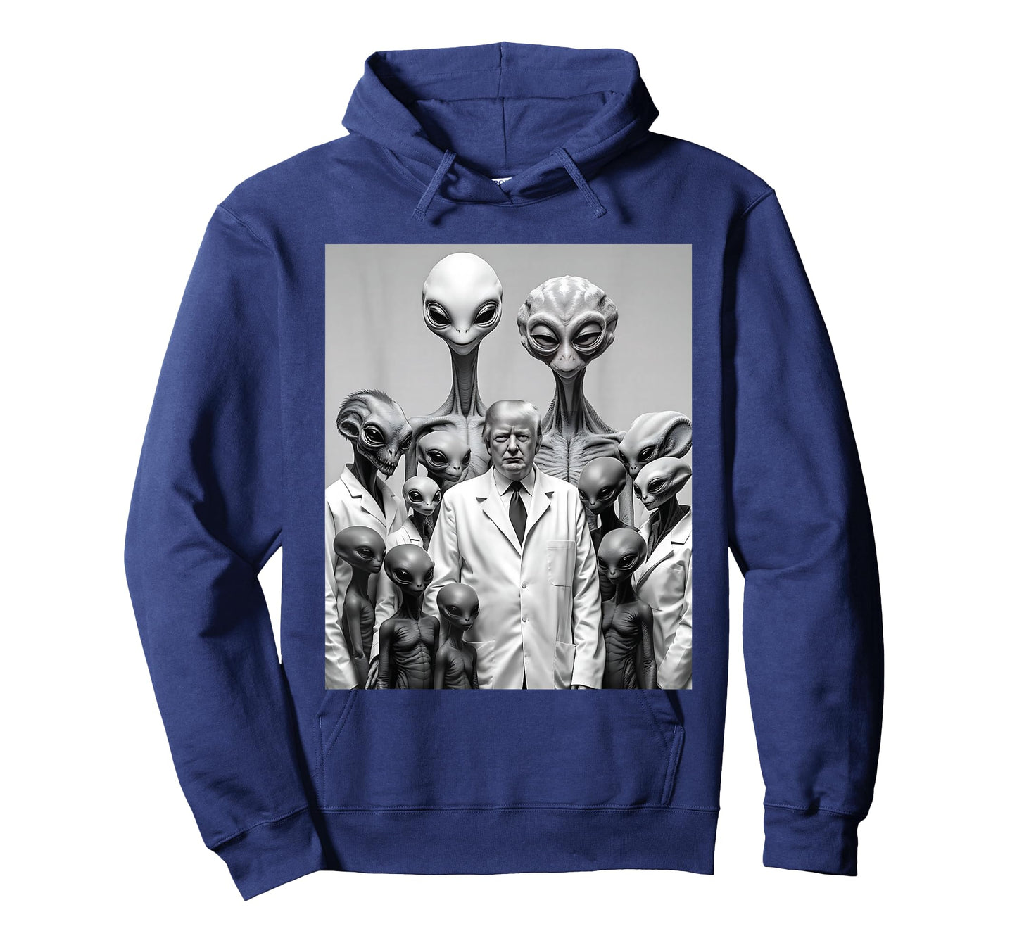 Funny Trump with Aliens Conspiracy Extraterrestrial Friend T-Shirt