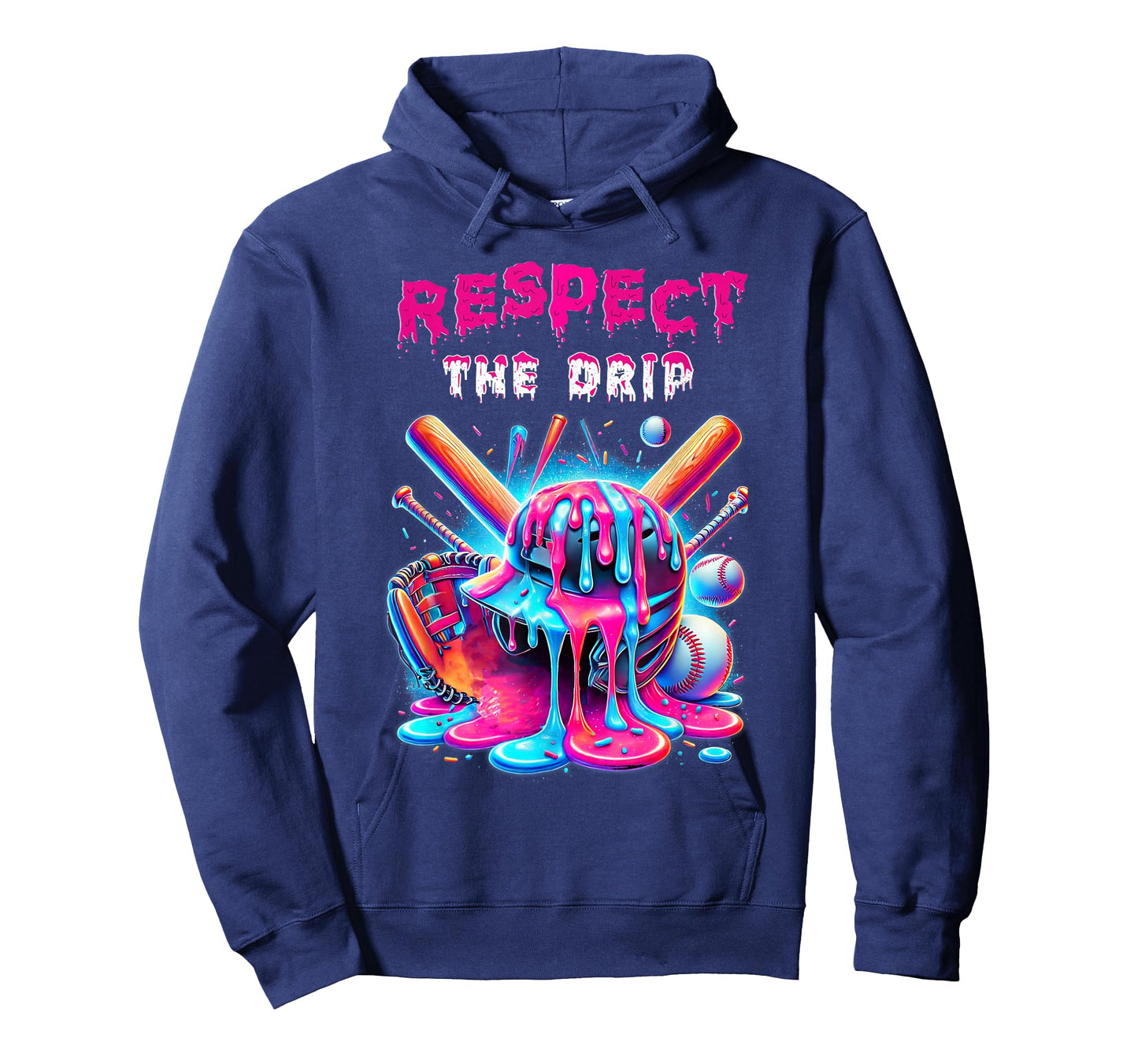 Baseball Drip Boys Ice Cream Drip Youth Respect The Drip T-Shirt
