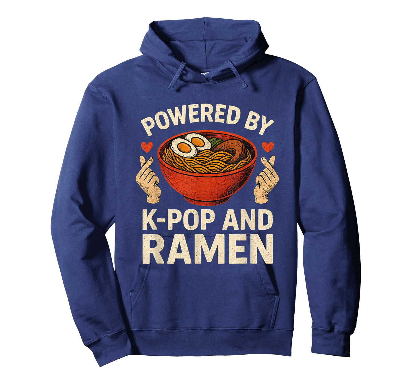 Powered by K Pop and Ramen Kpop Merch Merchandise Gift T-Shirt