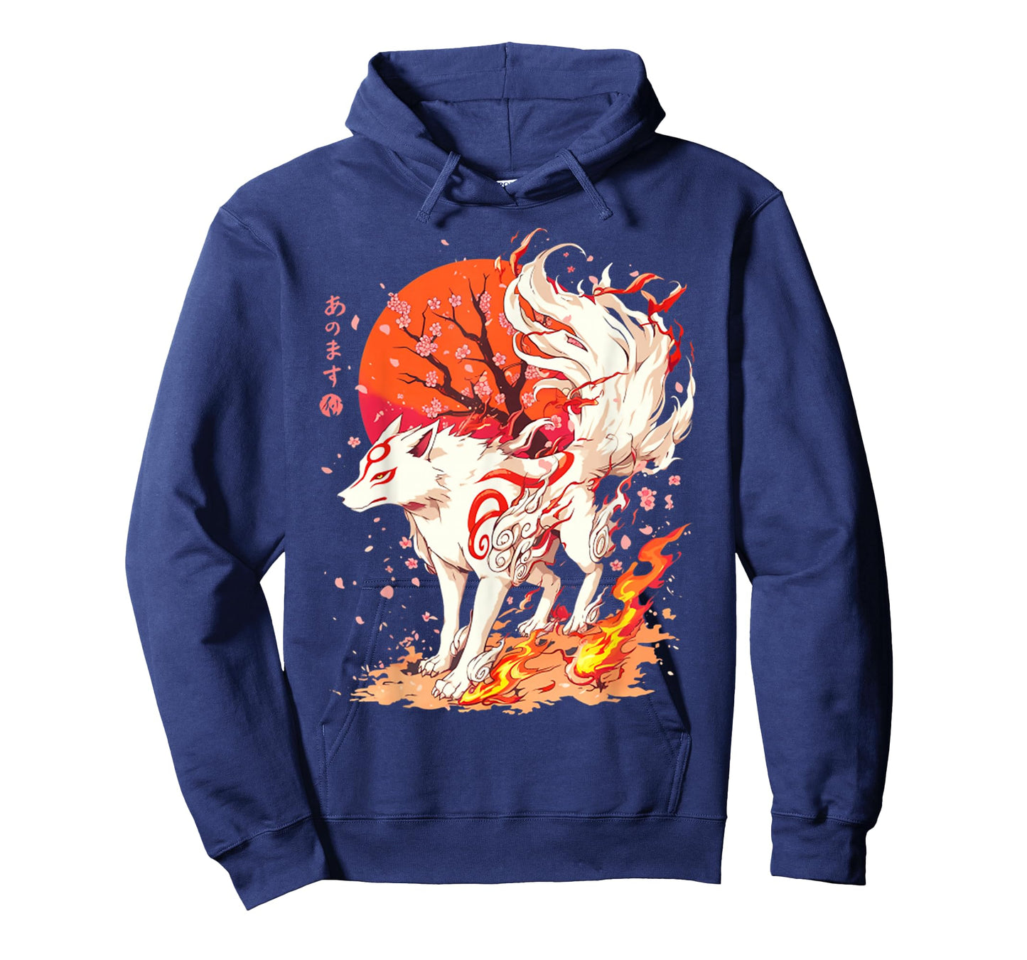 Retro Animal Basic Fox Funny Okami Retro Japanese Style T-Shirt