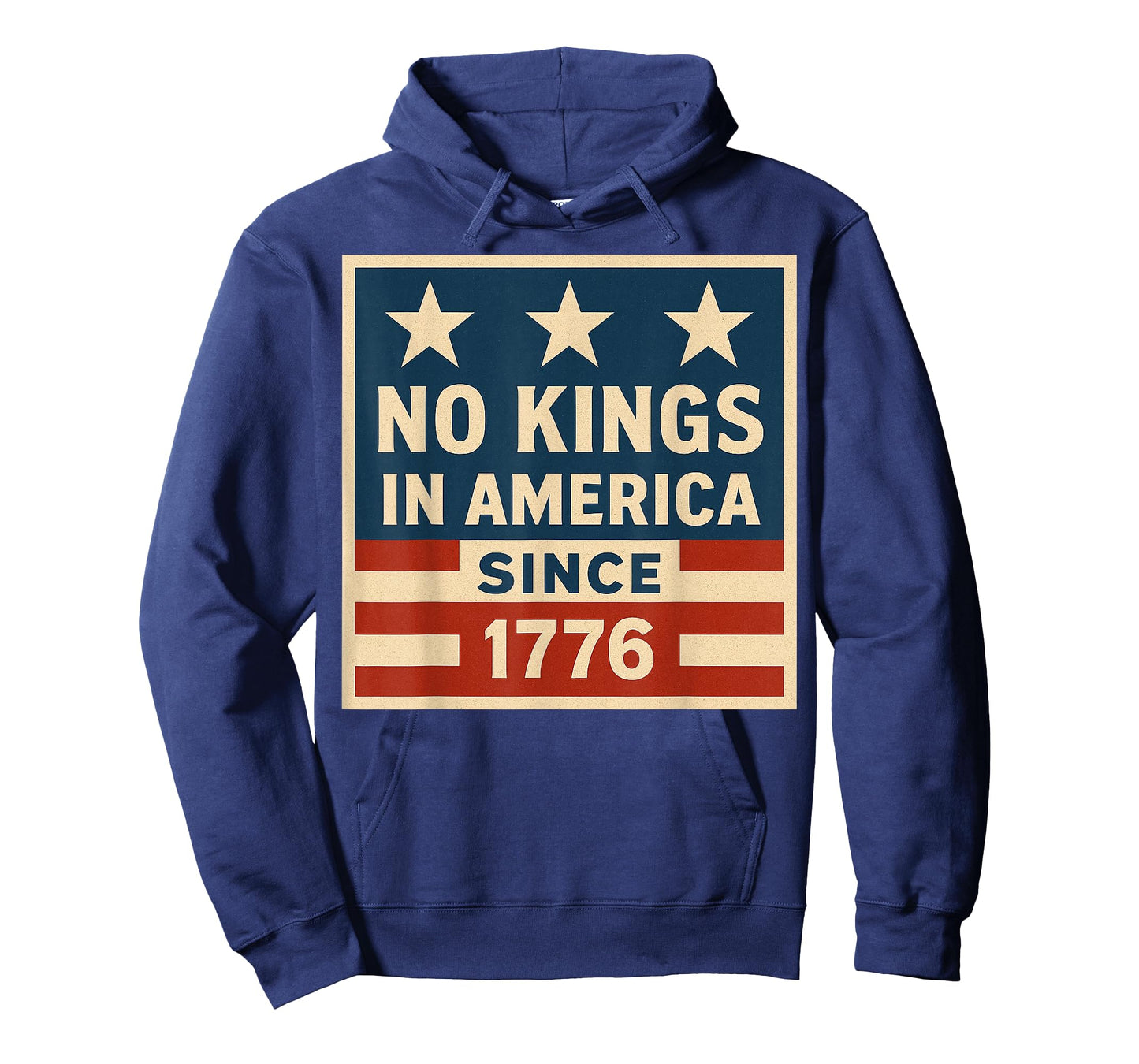 No Kings In America Since 1776 Democracy 4th of July Vintage T-Shirt