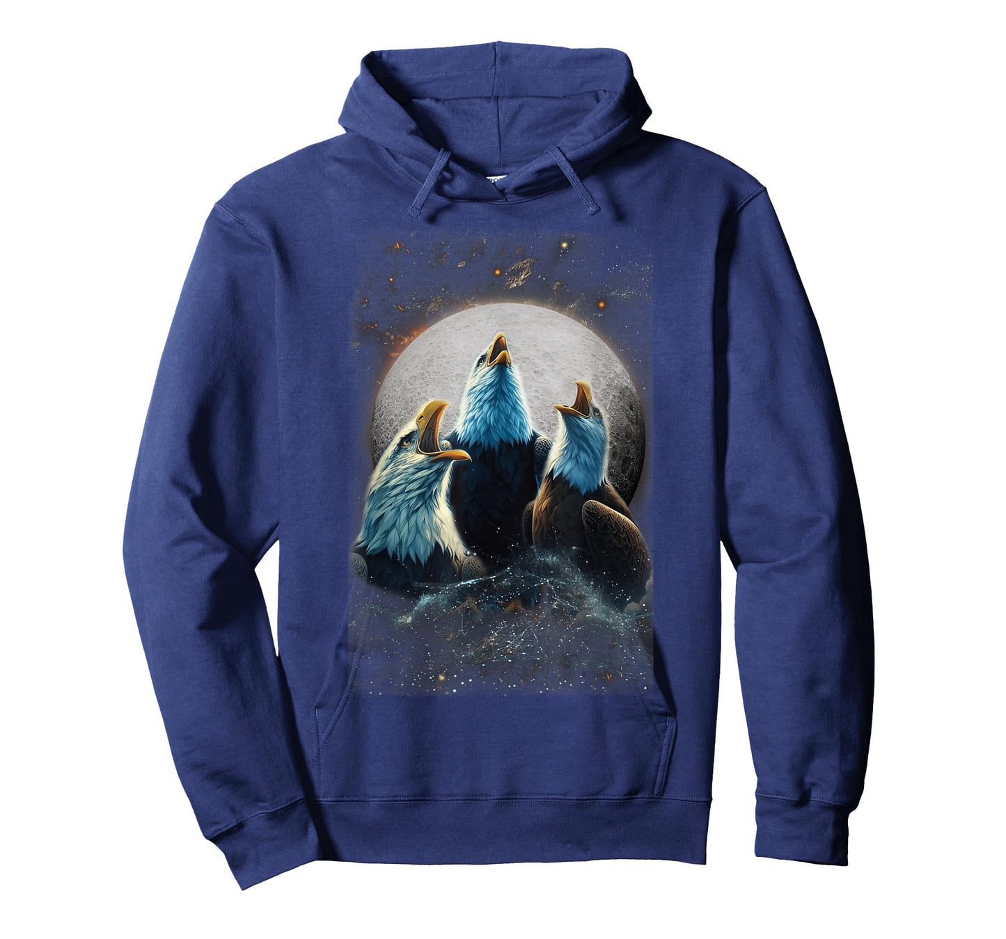 Three Eagles Howling At The Moon Funny Parody Eagle T-Shirt