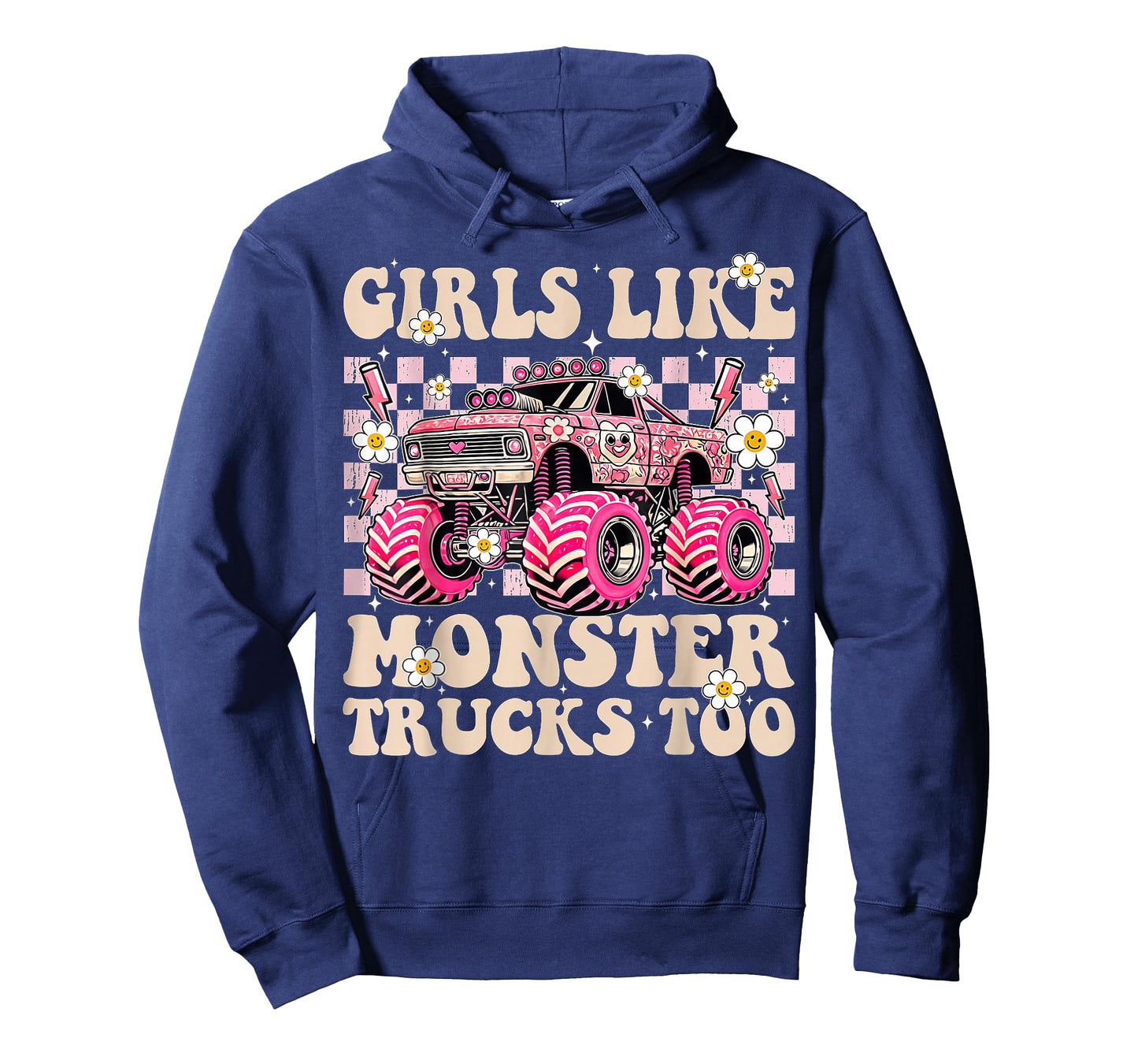 Girls Like Monster Trucks Too T-Shirt
