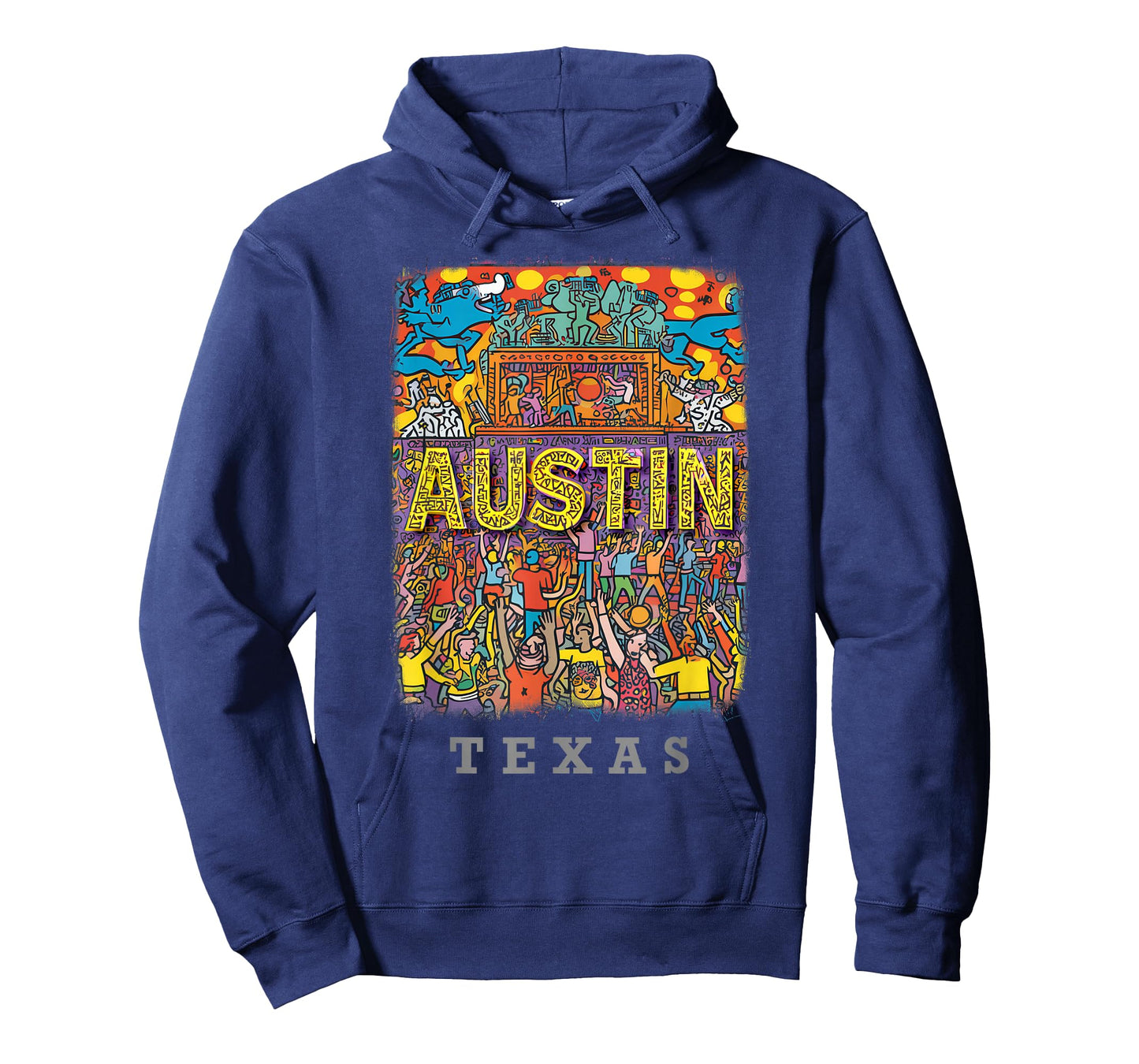 Austin Texas TX Live Music Scene SD715 T-Shirt