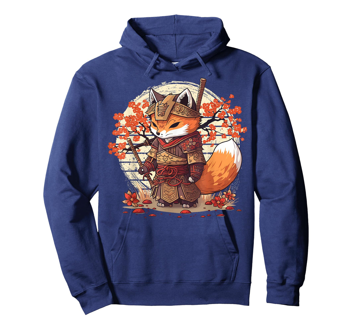 Samurai Fox Warrior Japanese Ninja Fox Kawaii T-Shirt