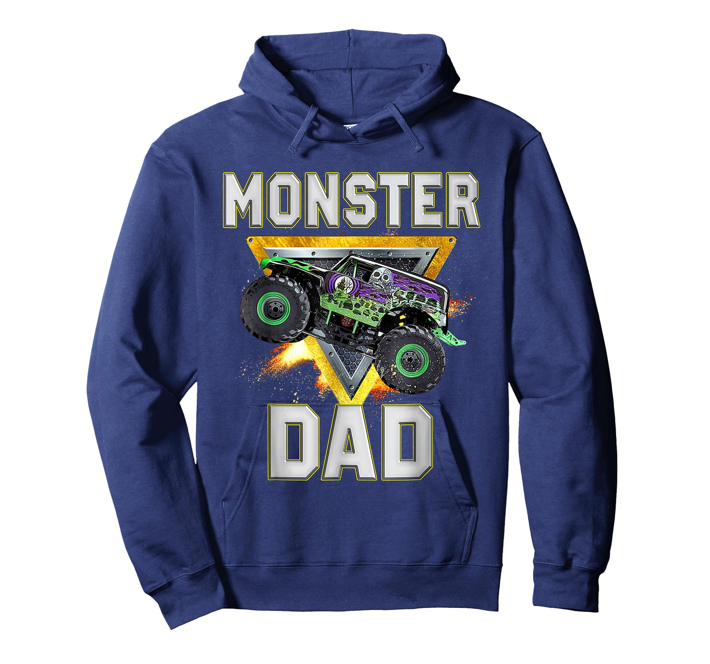 Monster Truck Dad Family Birthday Party Father's Day Gift T-Shirt