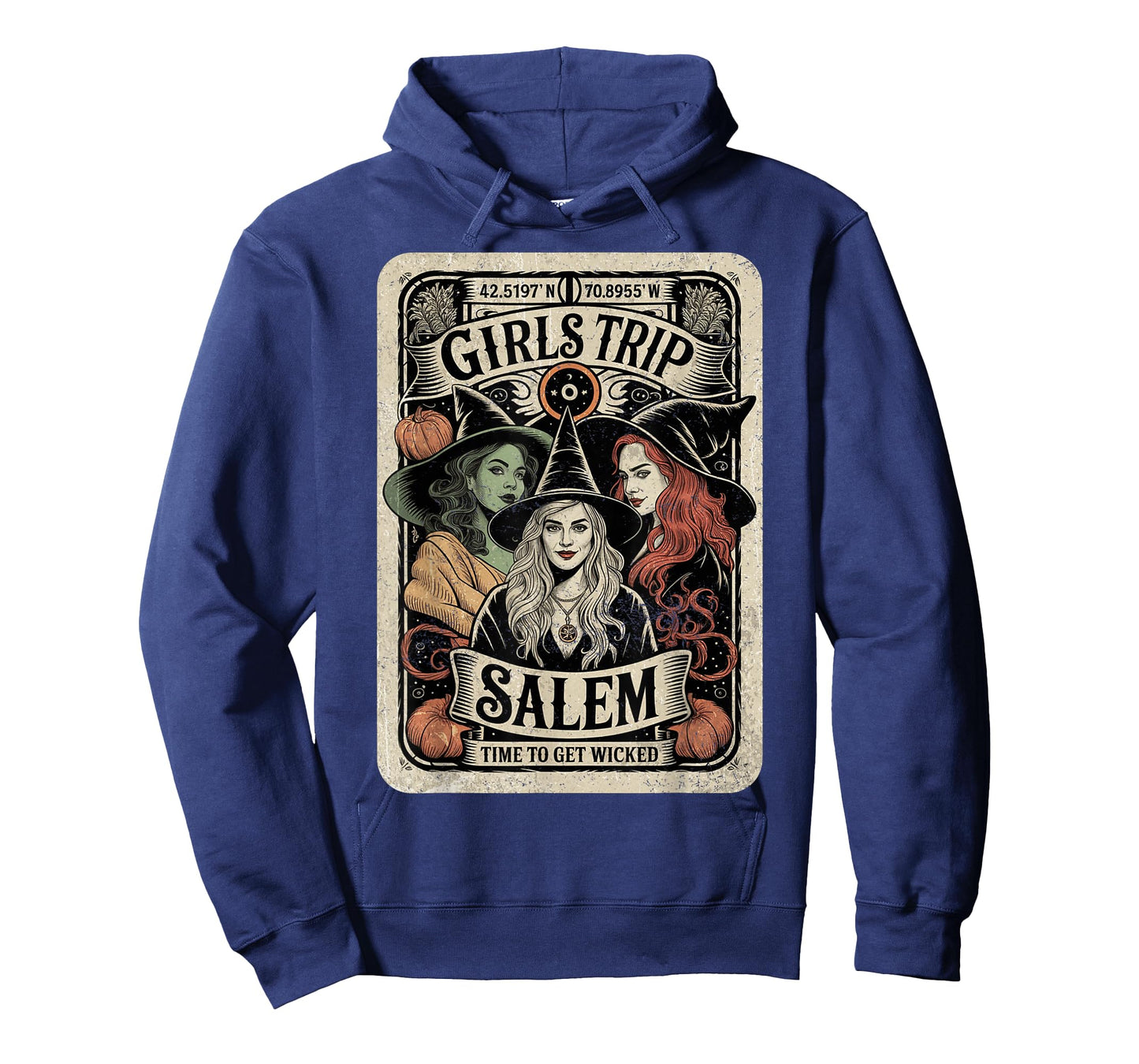 Girls Trip Salem Time to Get Wicked Salem 1692 Halloween T-Shirt
