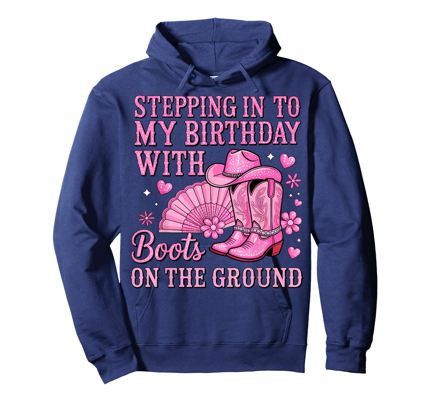 Stepping Into My Birthday with My Boots On The Ground T-Shirt