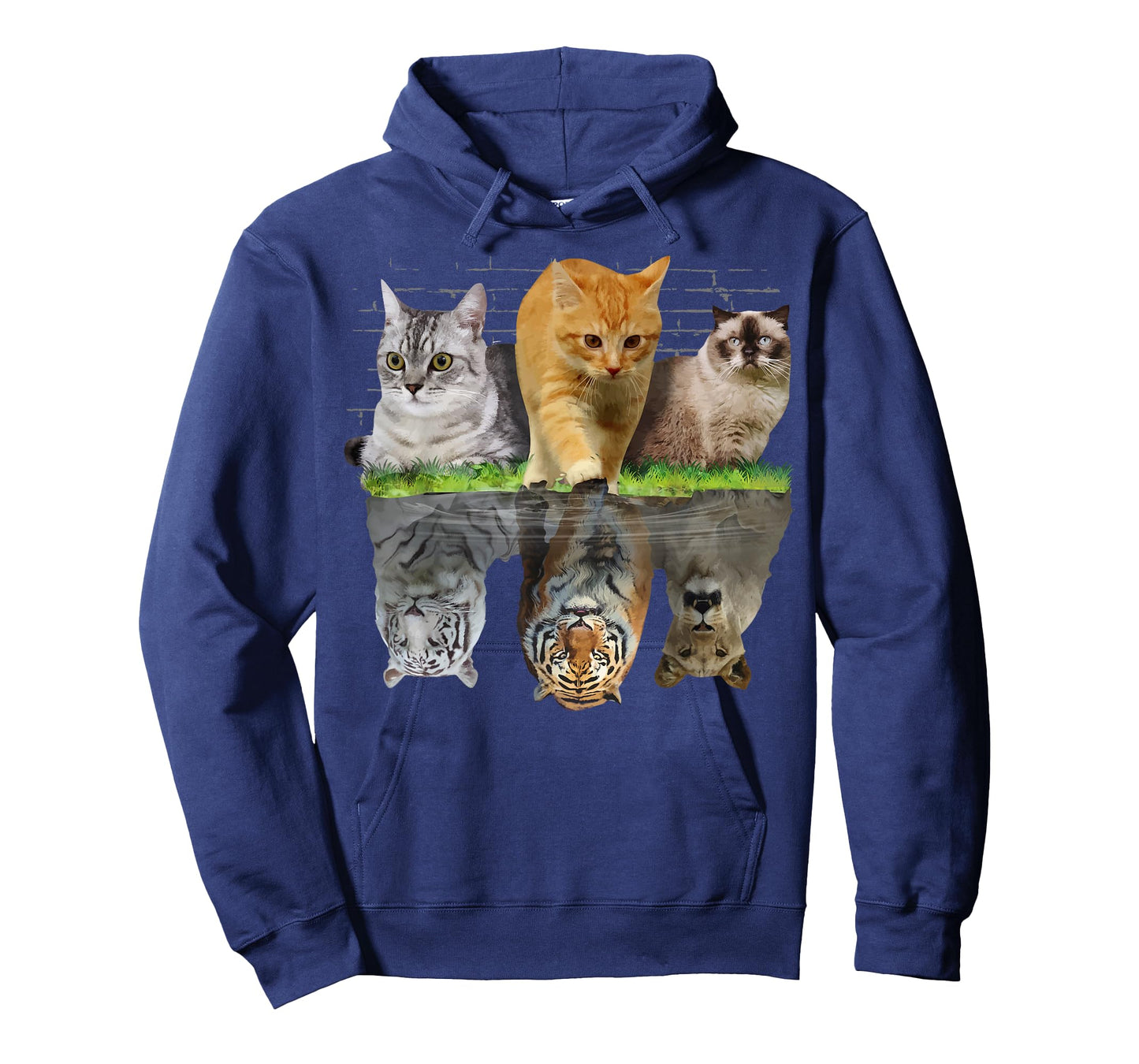Fun Cat Reflection Gift Design Idea T-Shirt