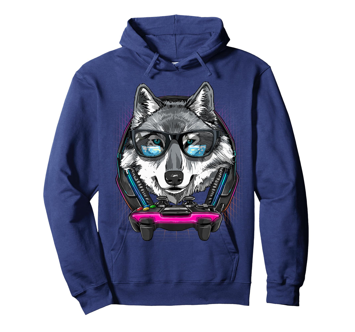 Gaming Wolf Video Gamer Player Animal Lover T-Shirt