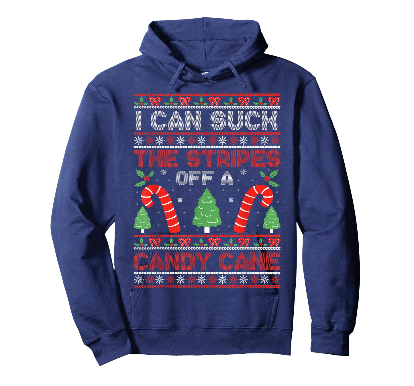 Sarcastic Xmas Naughty Adult Saying Tees I Can Suck The Stripes Off A Candy Cane Xmas Christmas T-Shirt