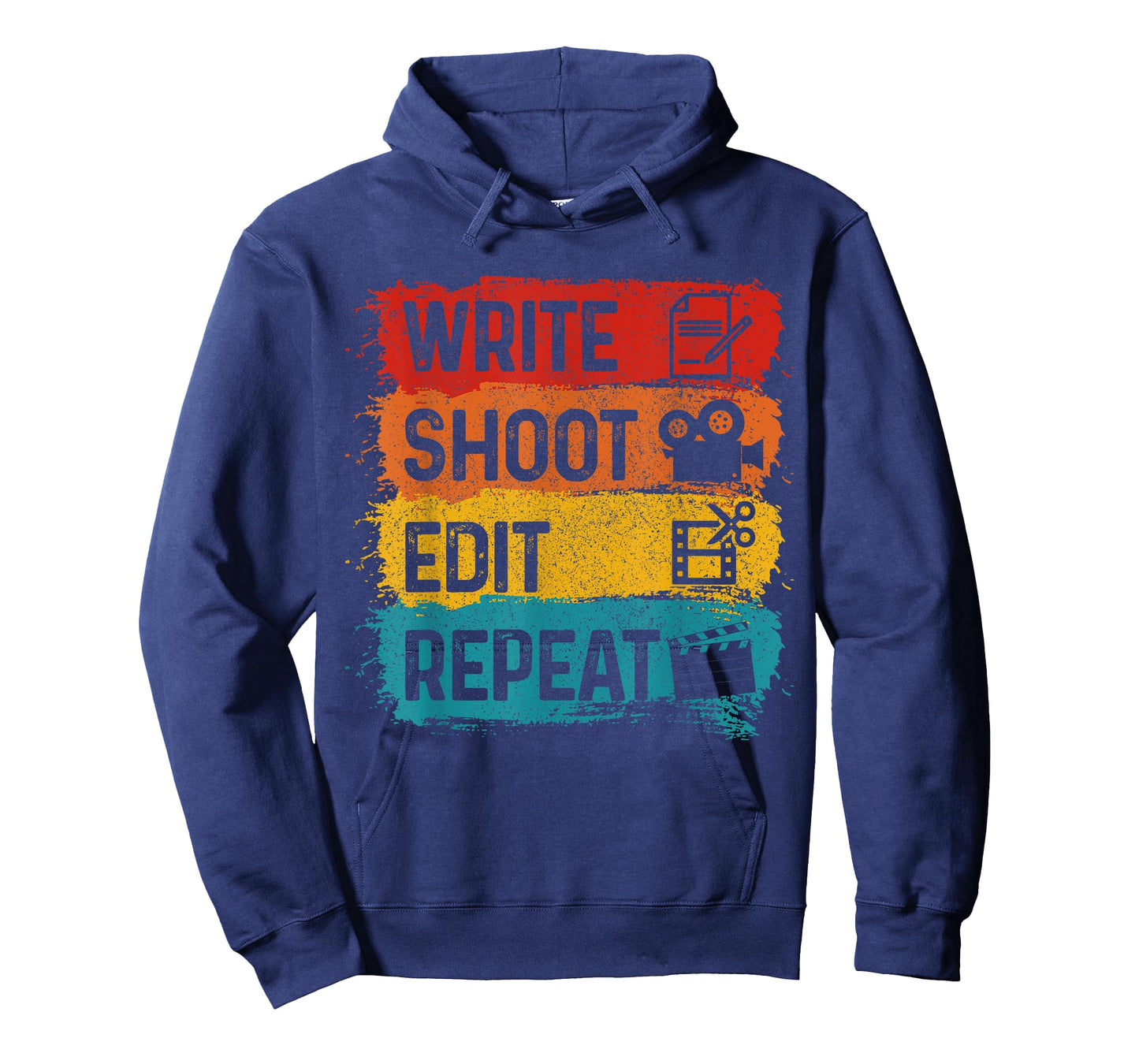 Movie Director Producer Film Maker Write Shoot Edit Repeat T-Shirt