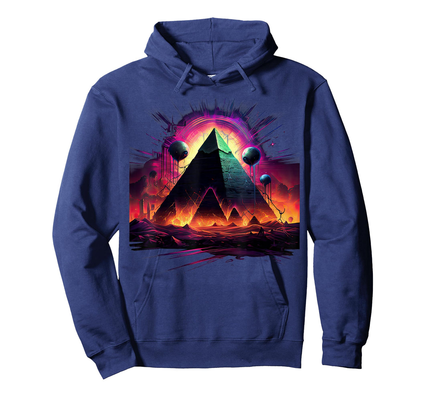 Aliens UFO Egyptian Pyramids | Science Fiction Alien T-Shirt