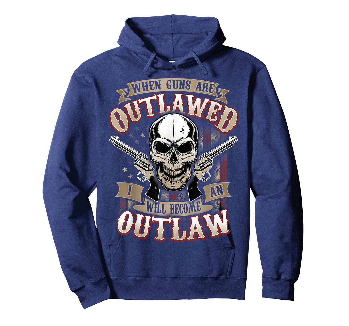 When Guns Are Outlawed I Will Become An Outlaw American Flag T-Shirt