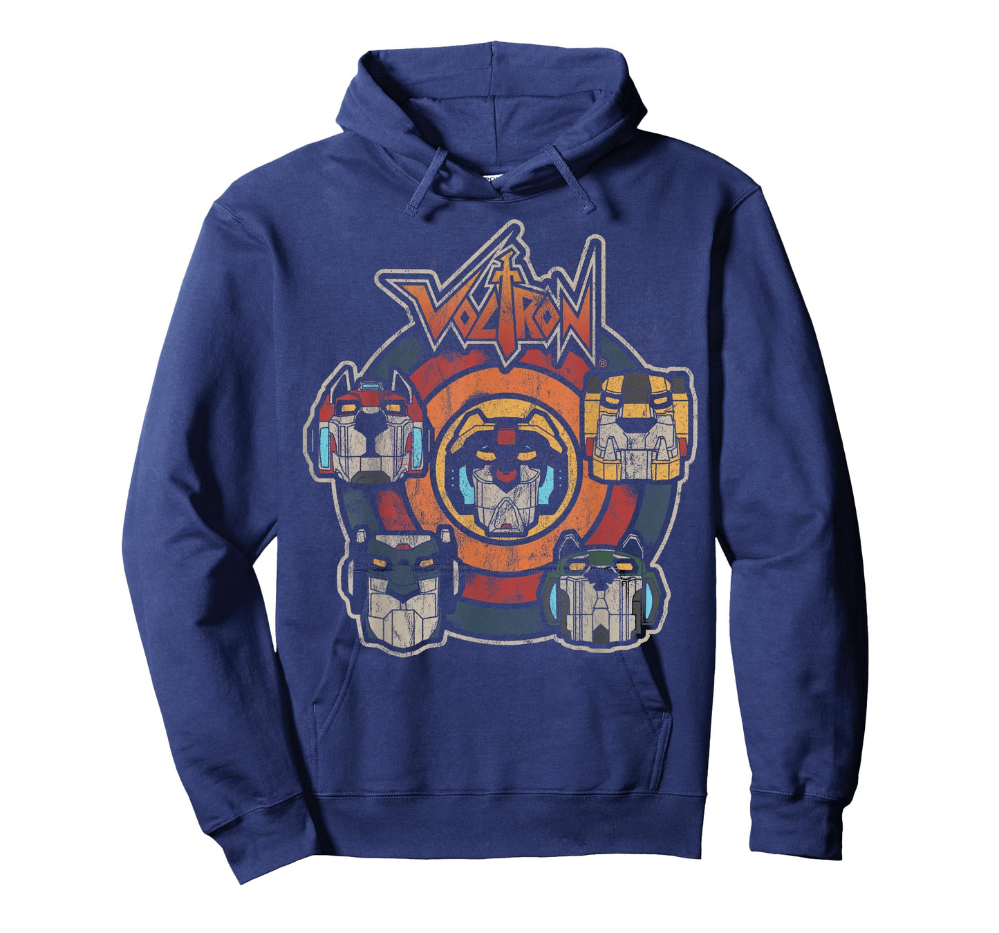 Voltron Defender of The Universe Retro Lion Circle T-Shirt