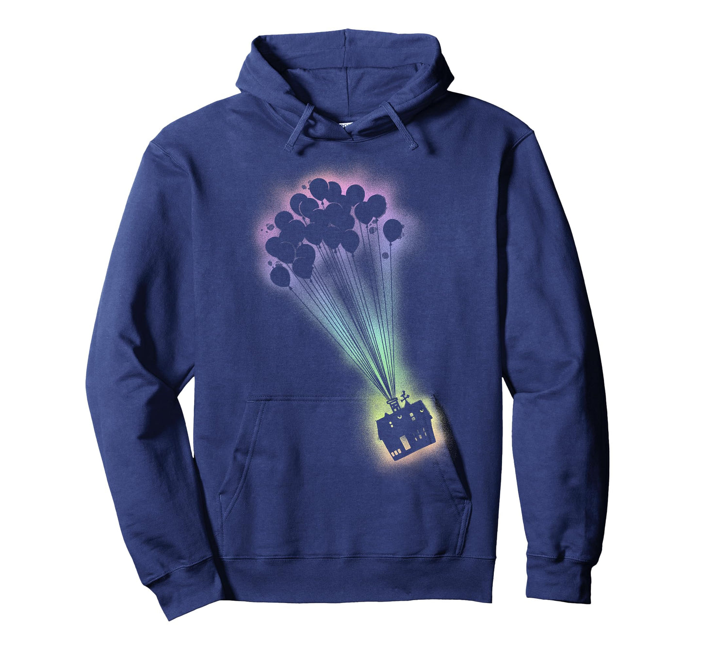 Disney Pixar Up Spray Paint Stencil House Graphic T-Shirt T-Shirt