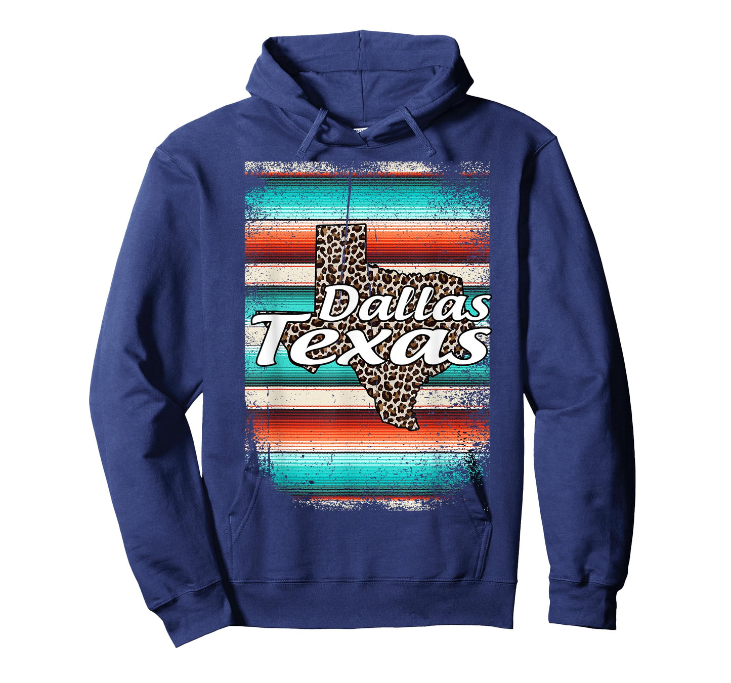 Dallas Texas Cowgirl Serape Western Home State America T-Shirt