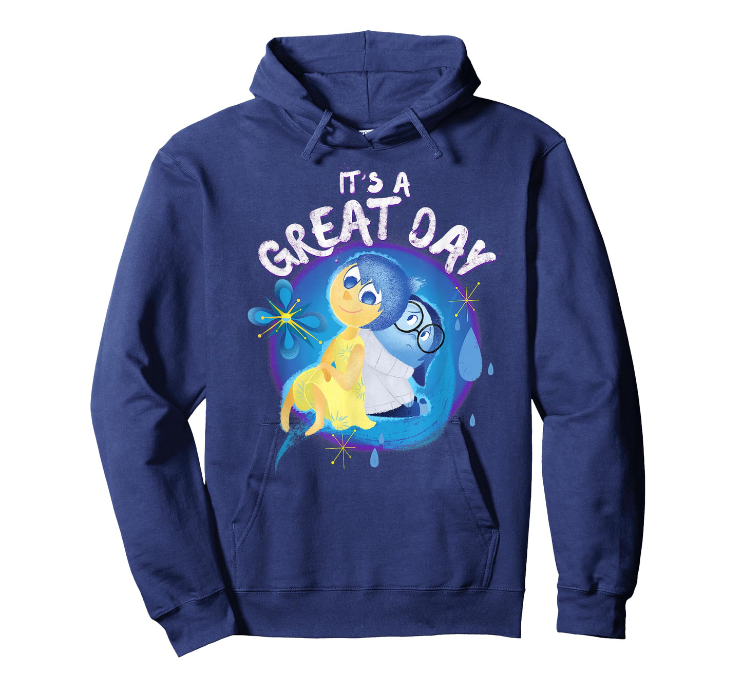 Disney Pixar Inside Out Great Day Joy & Sadness Portrait T-Shirt