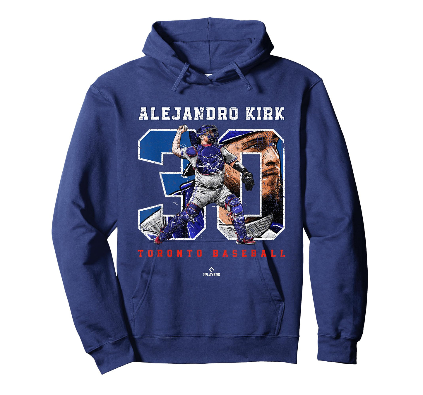 Number and Portrait Alejandro Kirk Toronto MLBPA T-Shirt