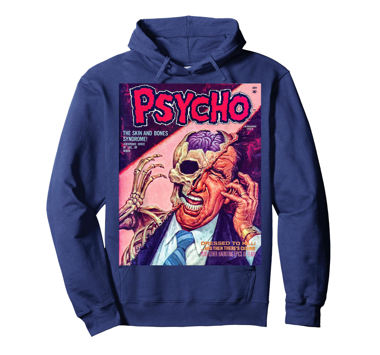 Skull Halloween Horror Vintage Comic Book Retro Funny Scary T-Shirt