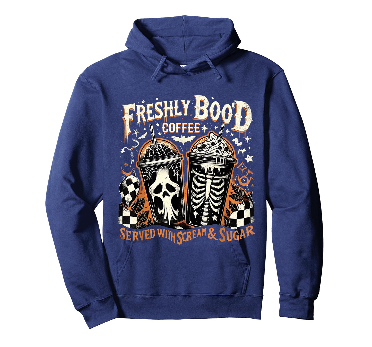 Funny Halloween Ghost Coffee Spooky Drink Coffee Club Art T-Shirt