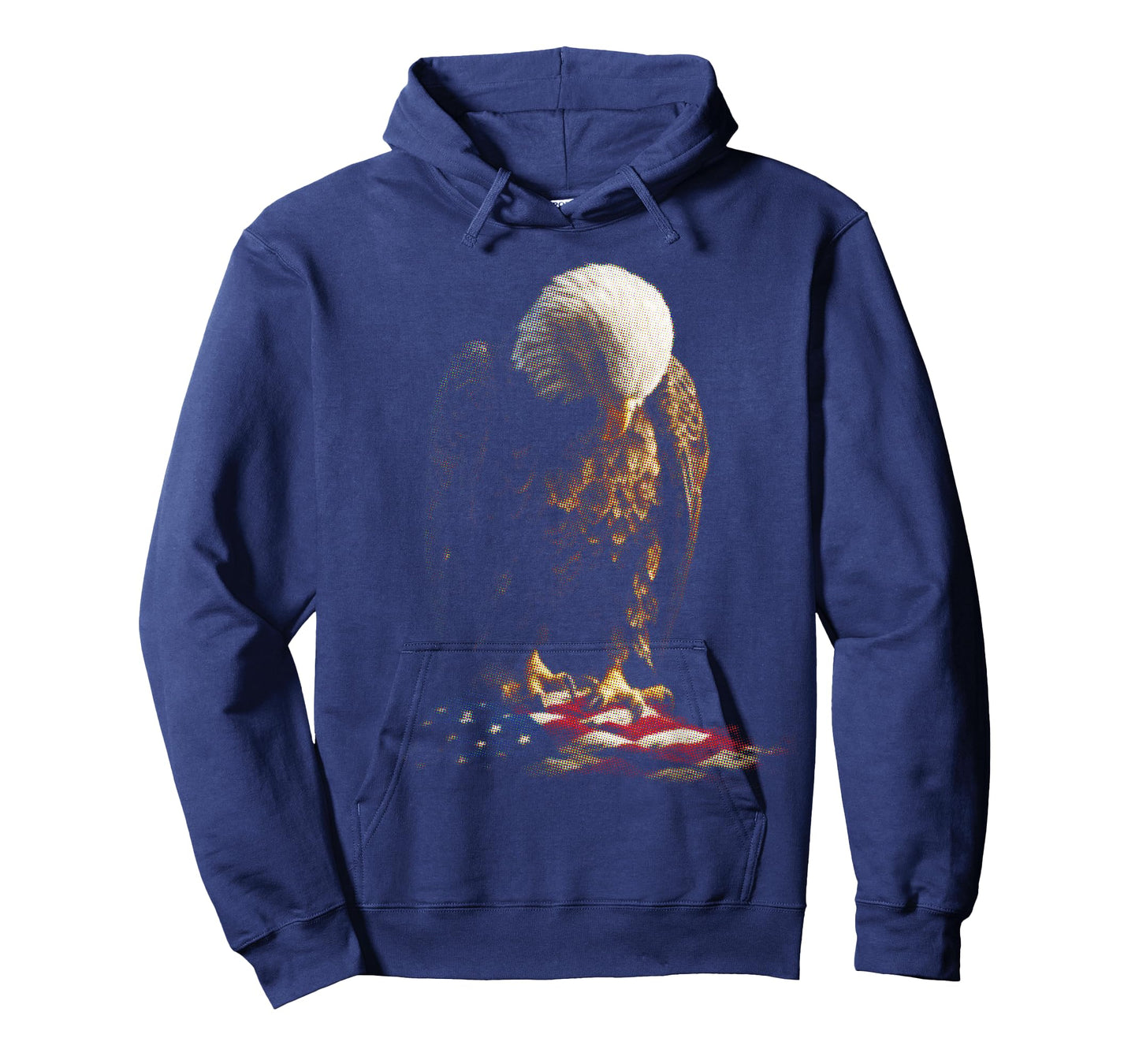 Symbolic Eagle of Liberty American Flag Art T-Shirt