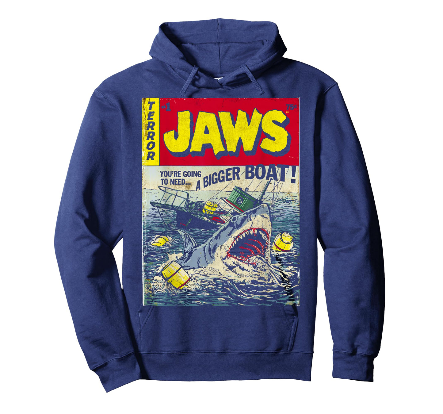 Jaws Pulp Attack Comic Cover Short Sleeve T-Shirt