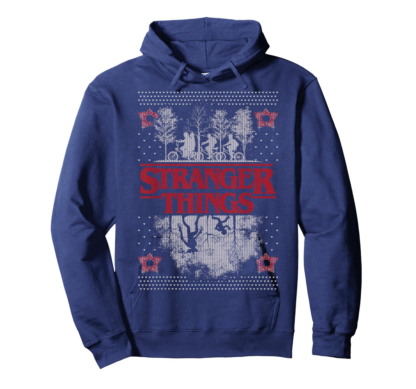 Netflix Stranger Things Ugly Christmas Sweater Style T-Shirt