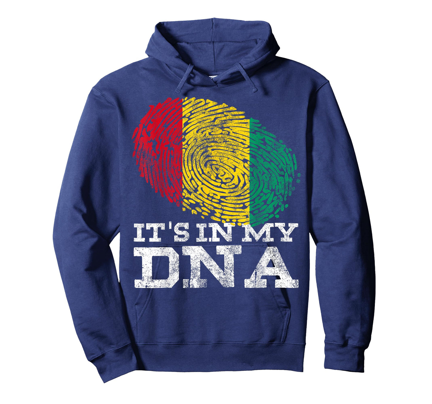 It's In My DNA Guinean Gifts Proud Afro Guinea-Conakry Flag T-Shirt
