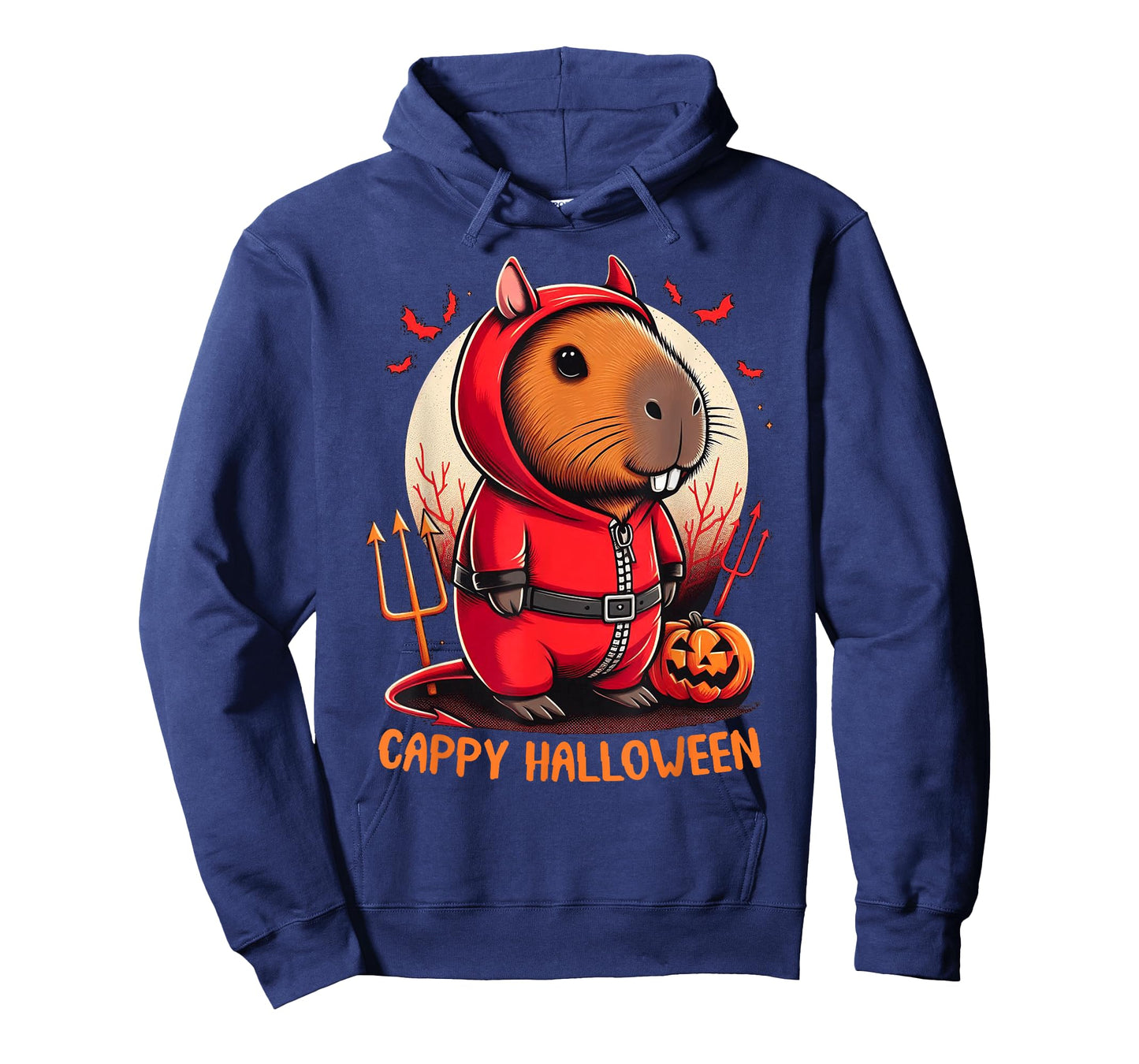 Cappy Halloween Cute Capybara Baby Devil Costume Lucifer T-Shirt