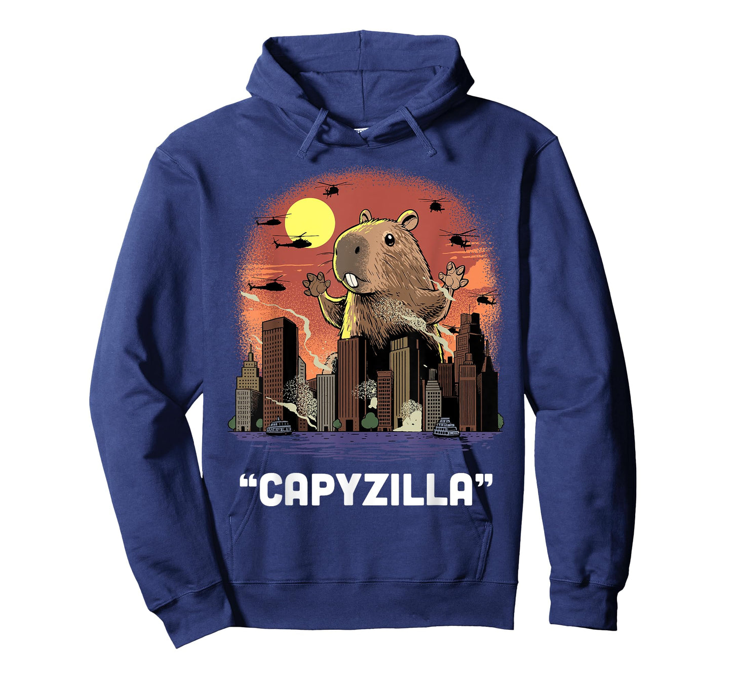 Capybara Shirt Funny Kaiju Caybara Monster Rodent Capyzilla T-Shirt