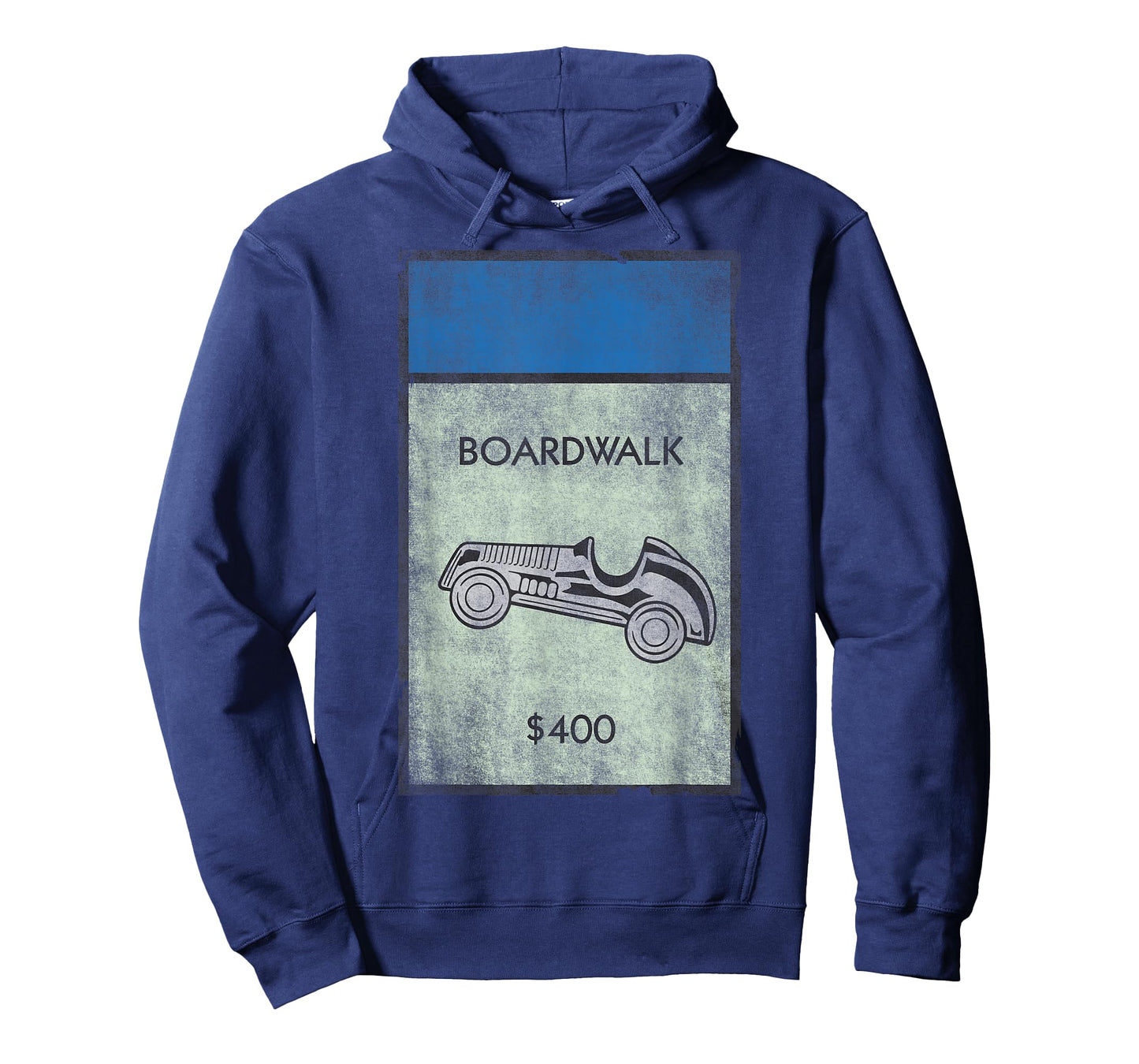 Monopoly Car Token In Boardwalk Space Vintage Shot T-Shirt