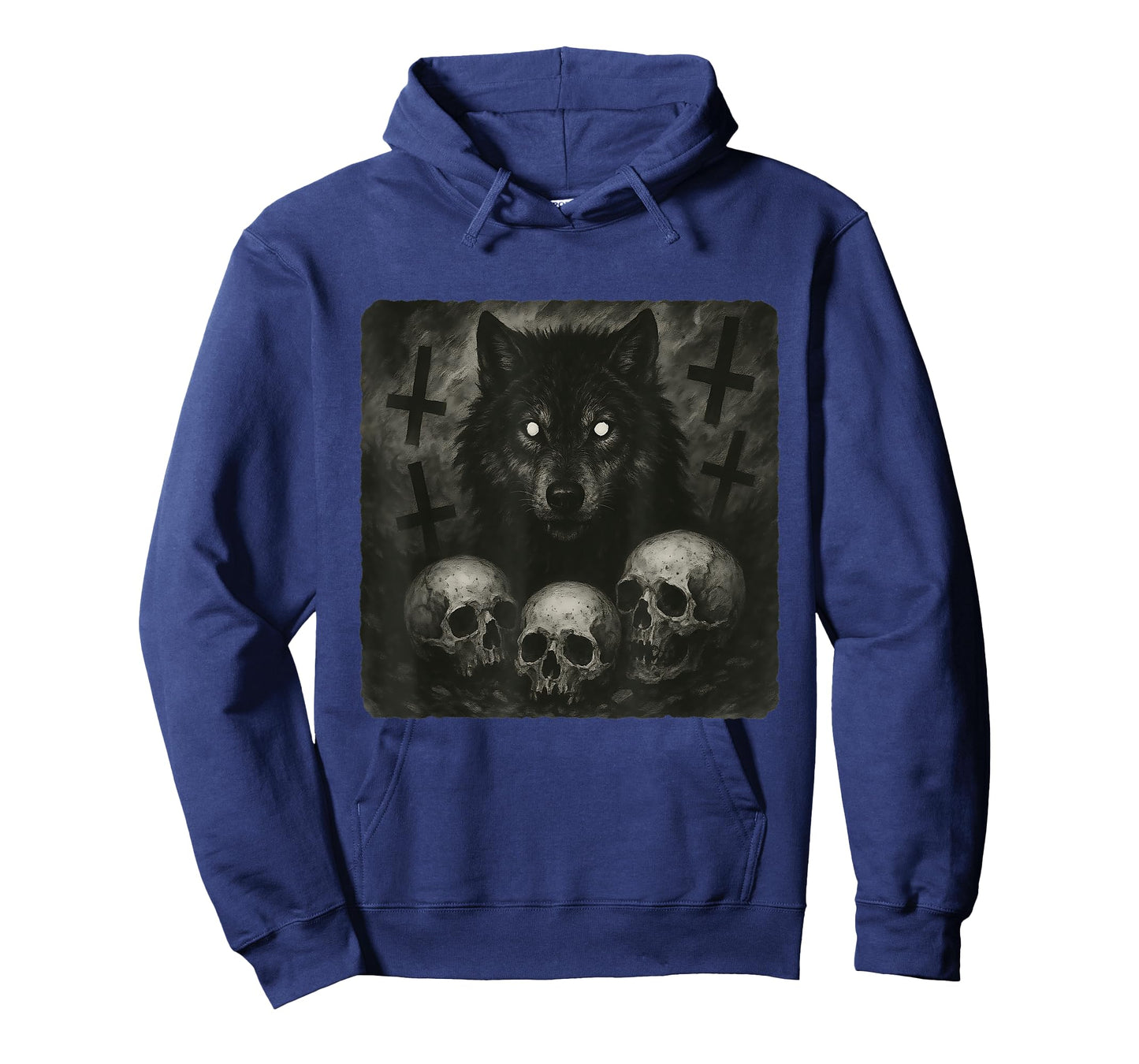 Wolf Wants A Satanic Halloween With Gothic Horror T-Shirt