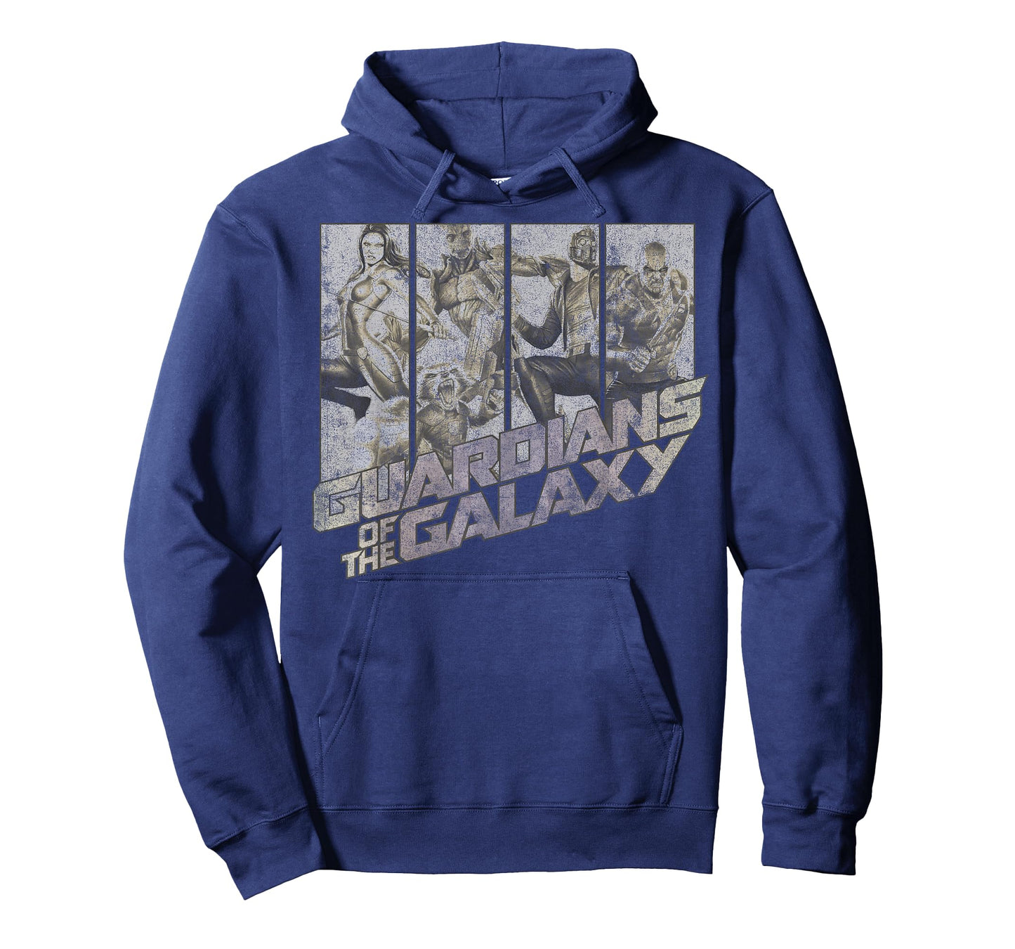 Marvel Guardians of The Galaxy Group Shot Distressed Panels T-Shirt