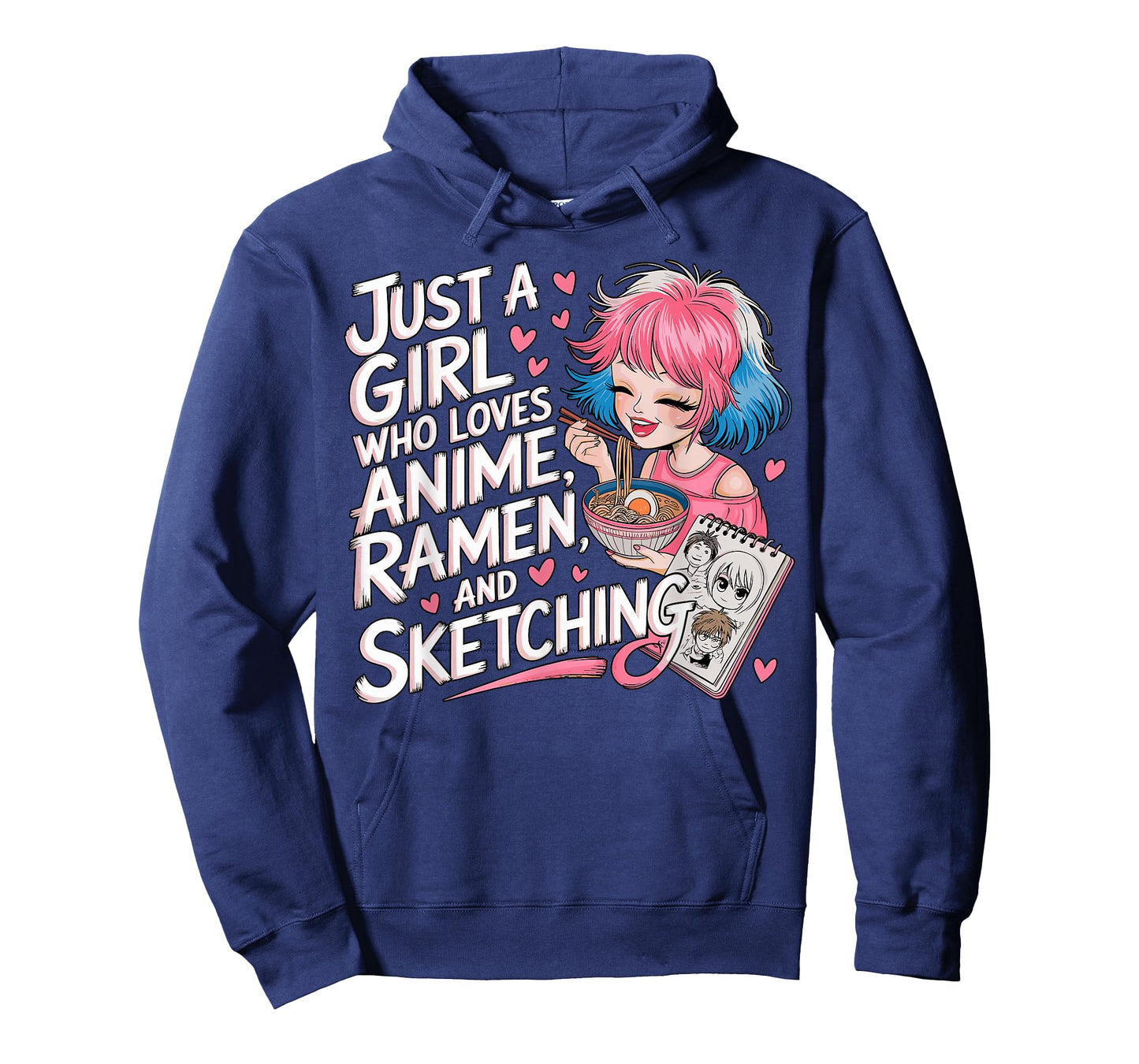 Just a Girl who loves Anime Ramen and Sketching T-Shirt