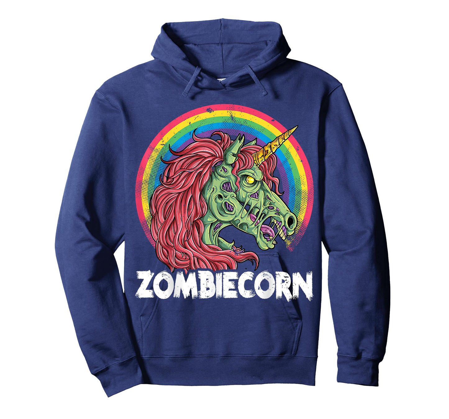 Zombiecorn Zombie Unicorn Halloween Women Girls Rainbow T-Shirt