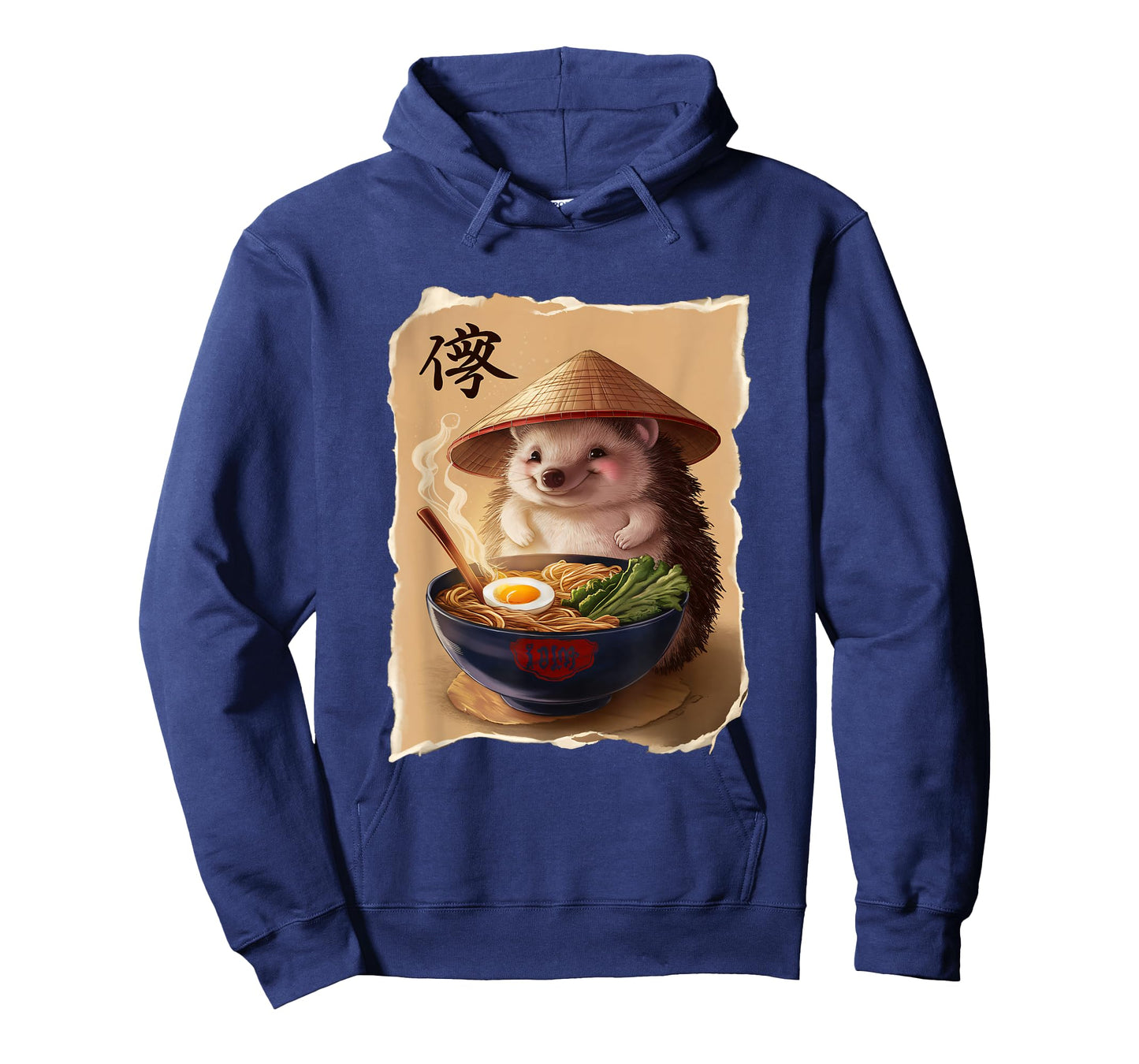 Hedgehog Men Woman Kawaii Eating Ramen Japanese Hedgehog T-Shirt