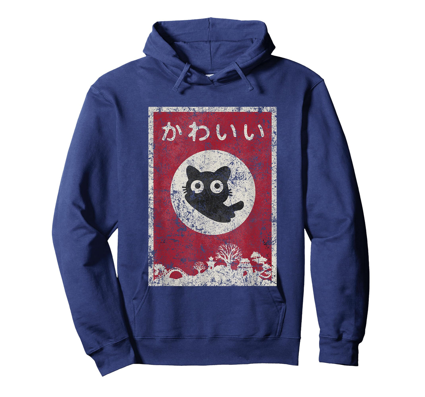 Kawaii cat Japanese Black Anime cat T-Shirt
