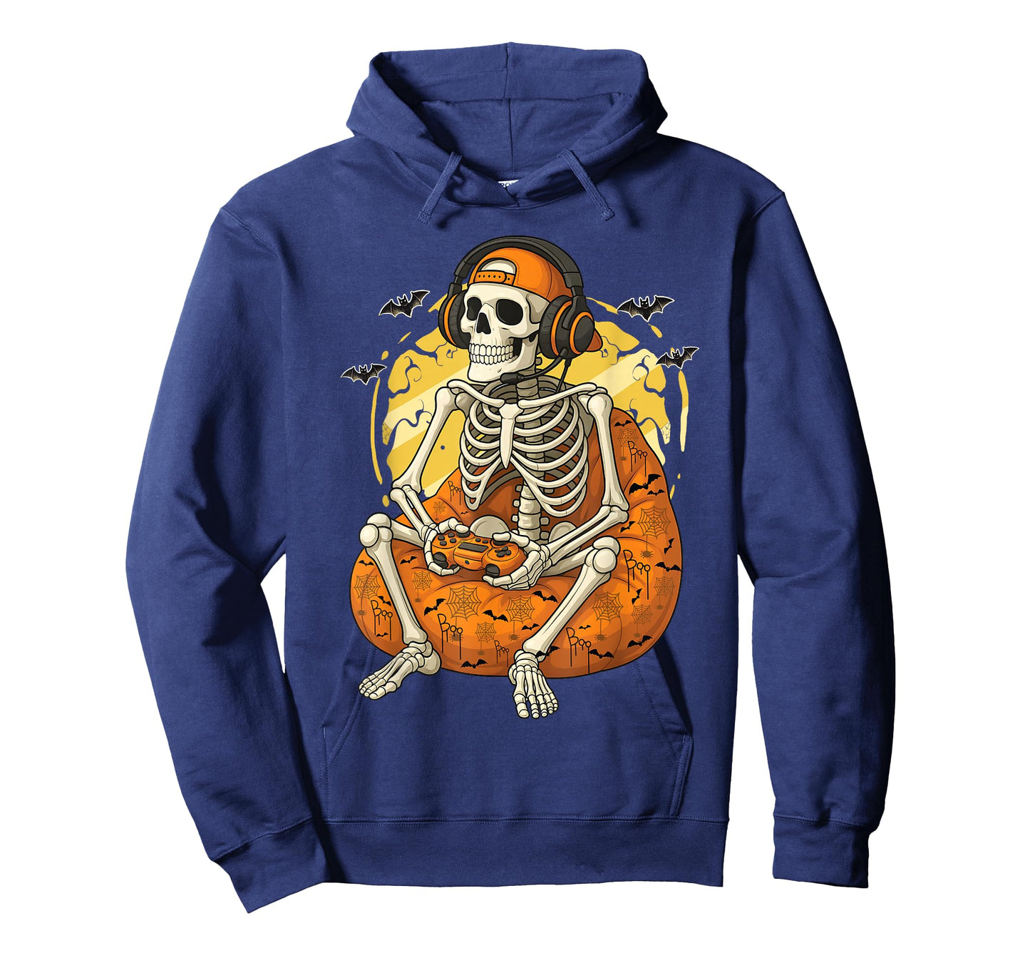 Skeleton Gamer Funny Video Gaming Halloween Boys Men Kids T-Shirt